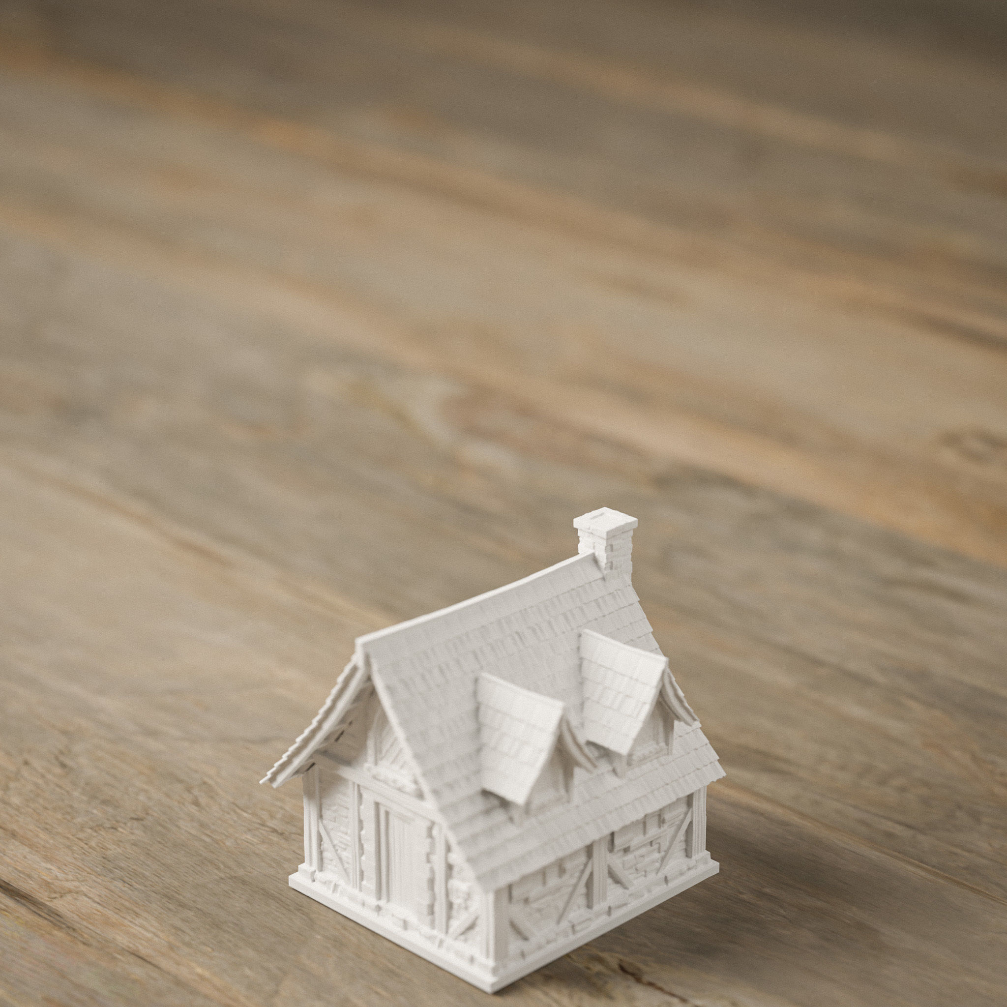 STYLIZED MEDIEVAL BUILDING PRINTABLE PACK 3D print model_17