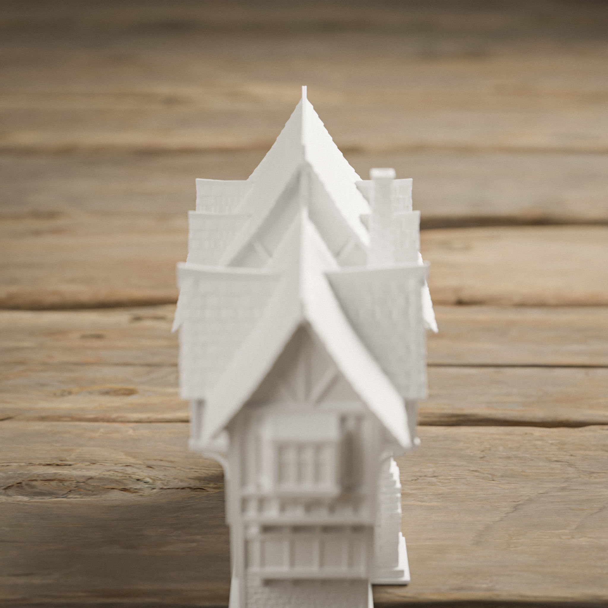 STYLIZED MEDIEVAL BUILDING PRINTABLE PACK 3D print model_34