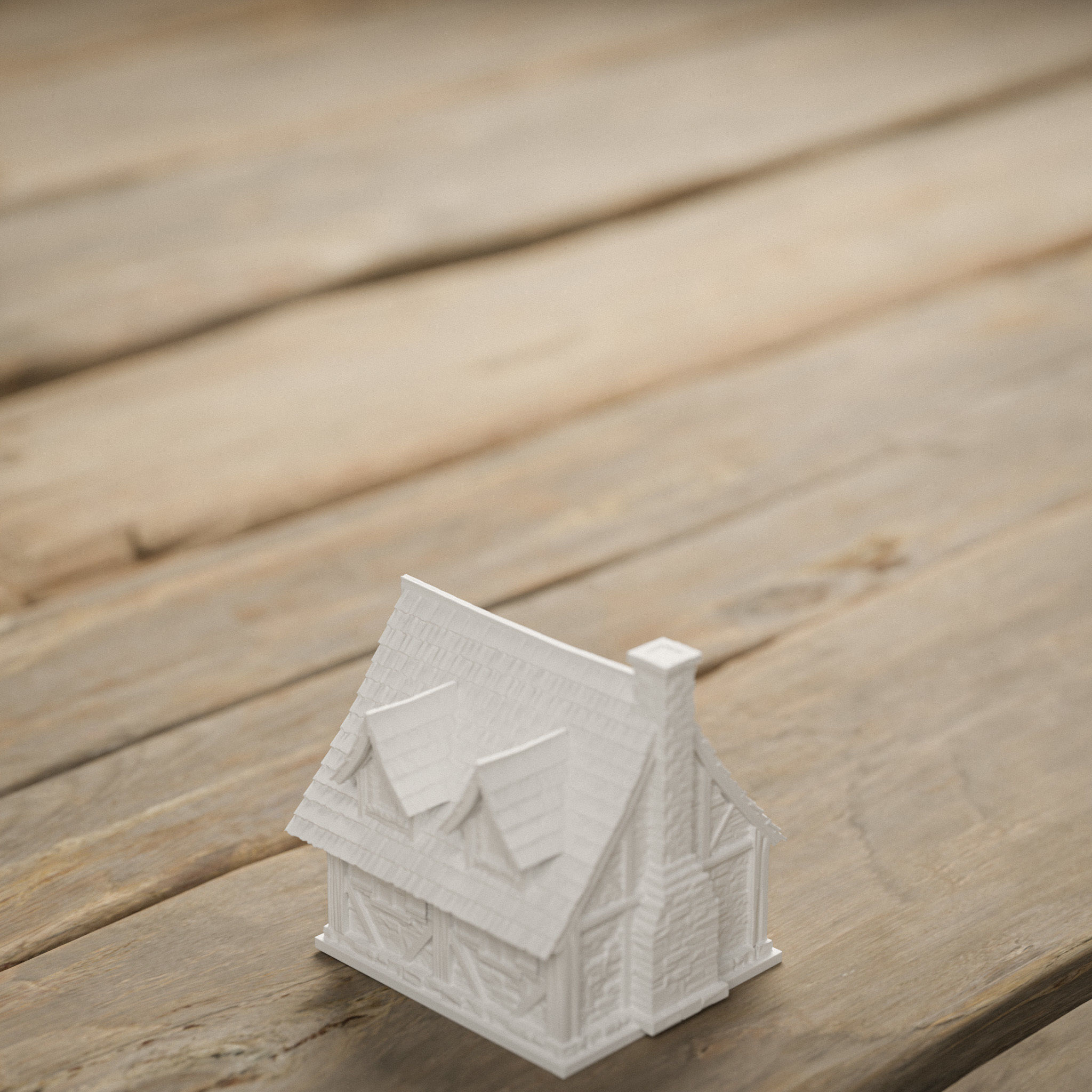 STYLIZED MEDIEVAL BUILDING PRINTABLE PACK 3D print model_19