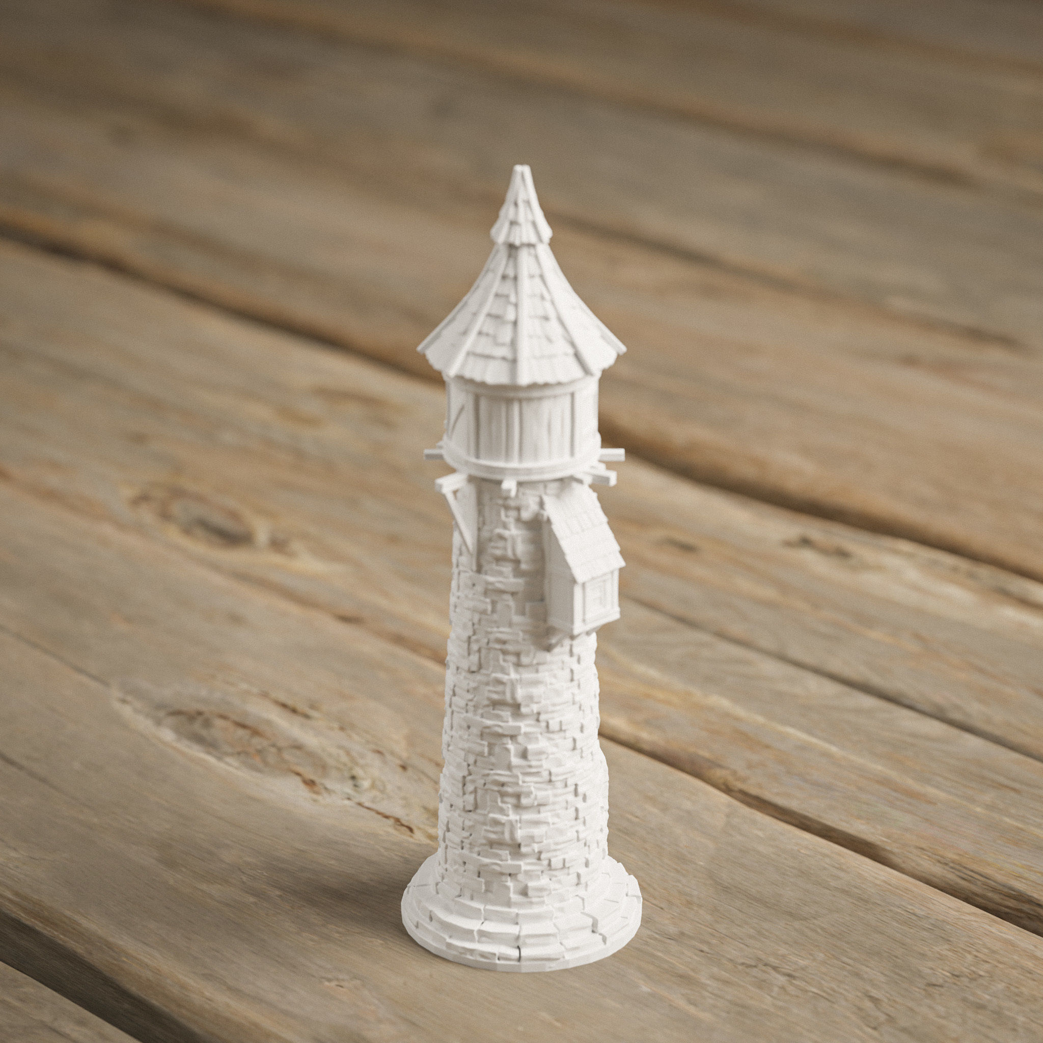 STYLIZED MEDIEVAL BUILDING PRINTABLE PACK 3D print model_42