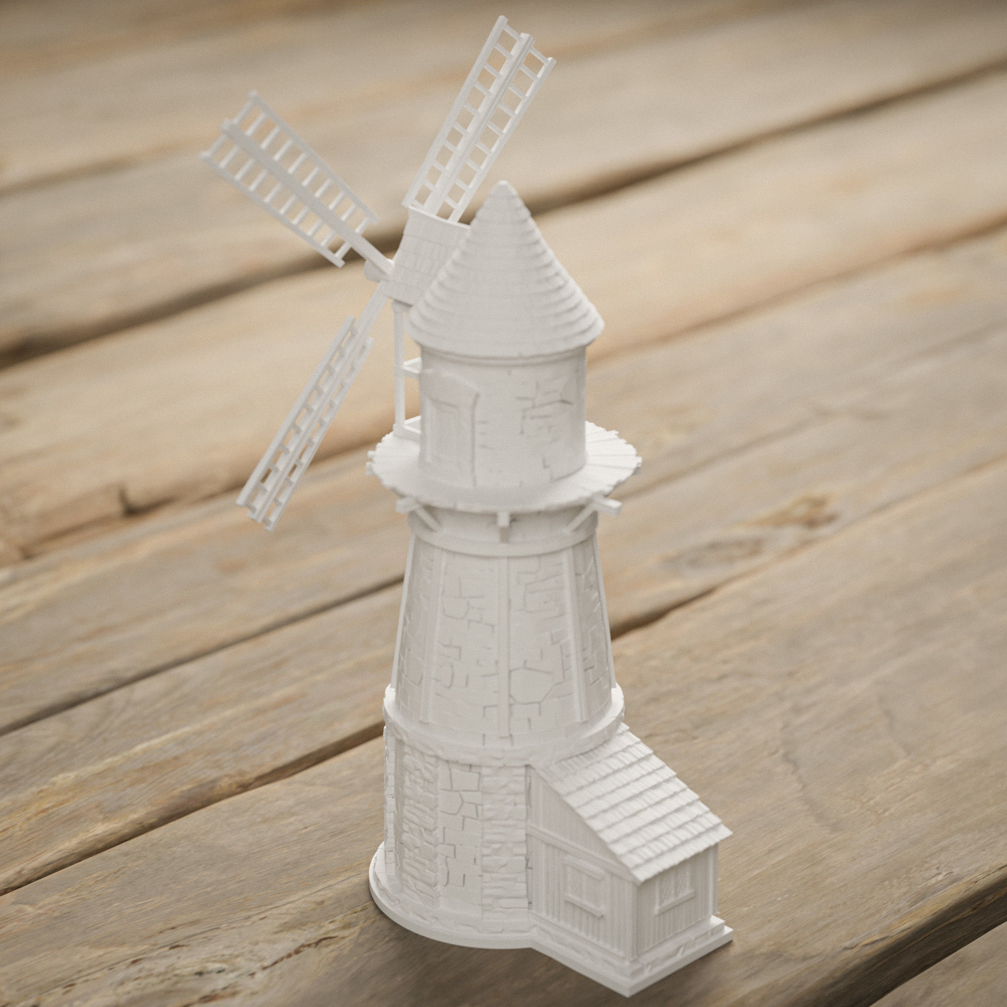 STYLIZED MEDIEVAL BUILDING PRINTABLE PACK 3D print model_47