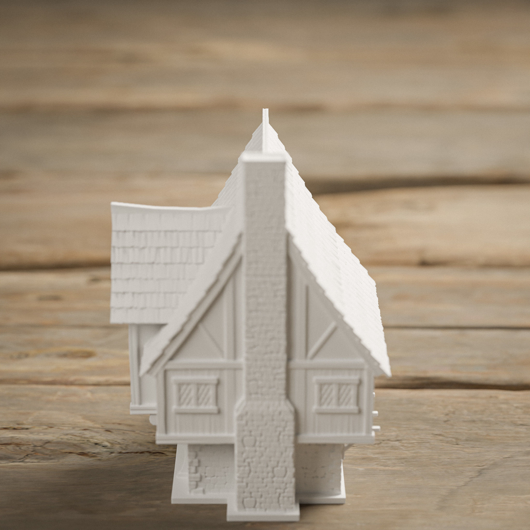 STYLIZED MEDIEVAL BUILDING PRINTABLE PACK 3D print model_13