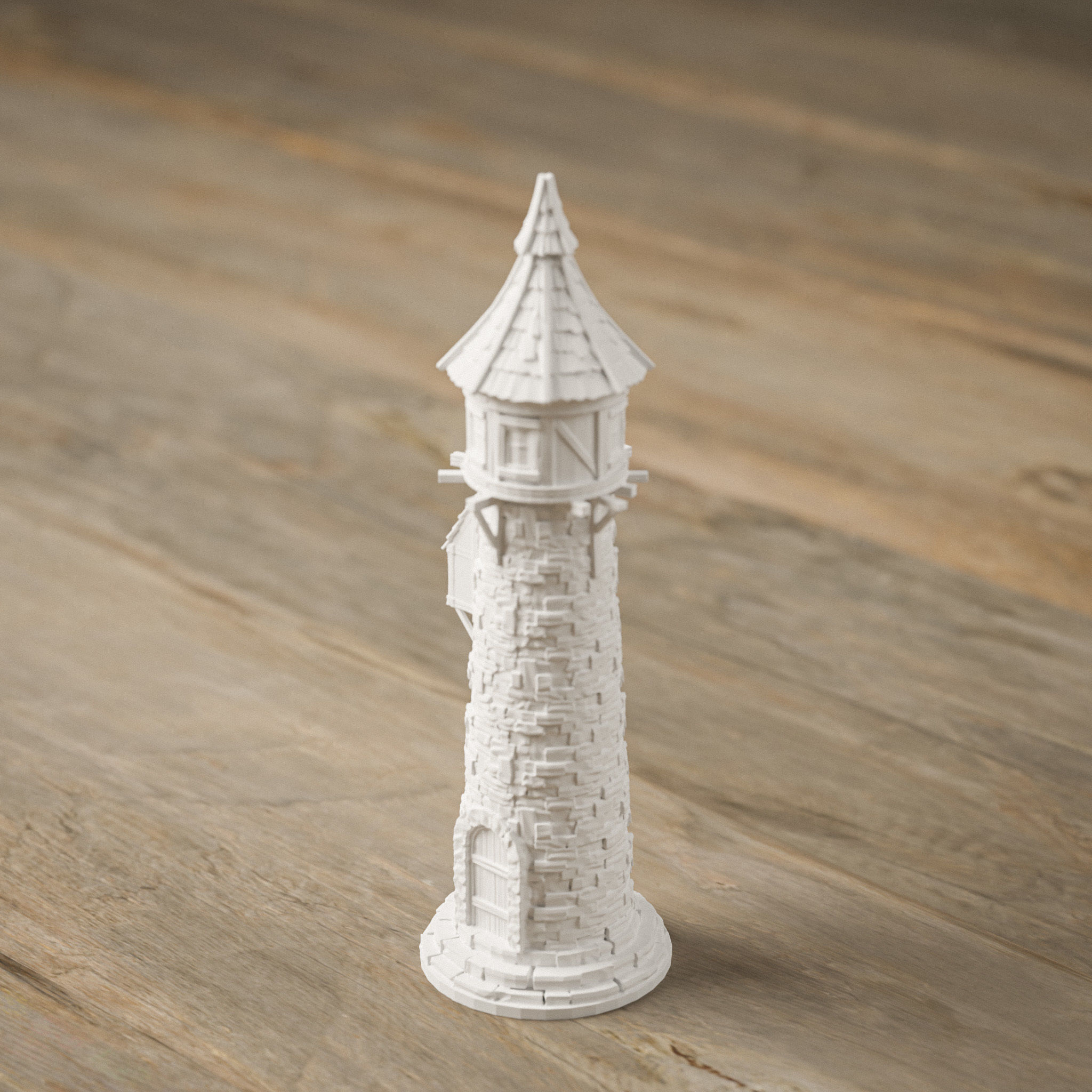 STYLIZED MEDIEVAL BUILDING PRINTABLE PACK 3D print model_38