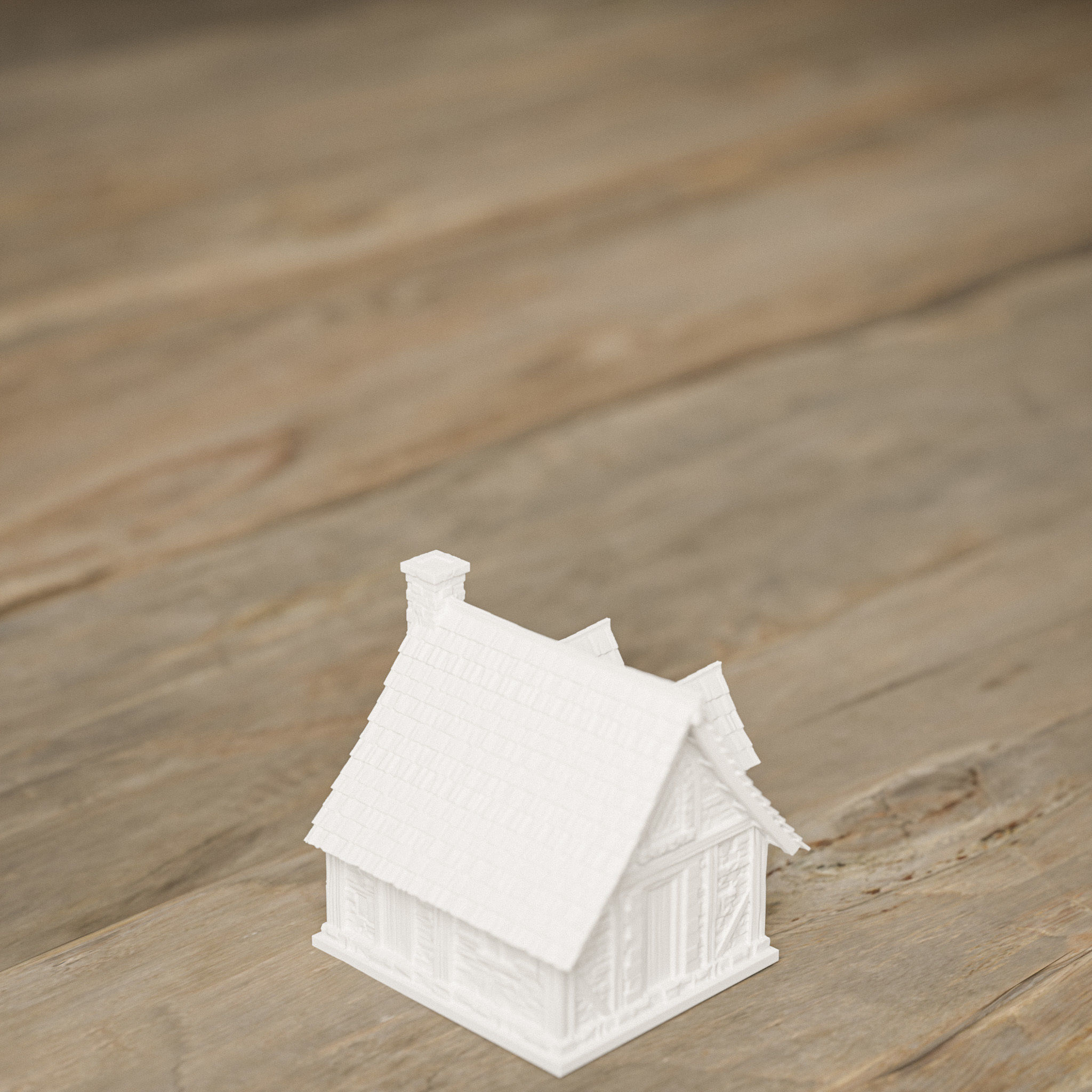 STYLIZED MEDIEVAL BUILDING PRINTABLE PACK 3D print model_23