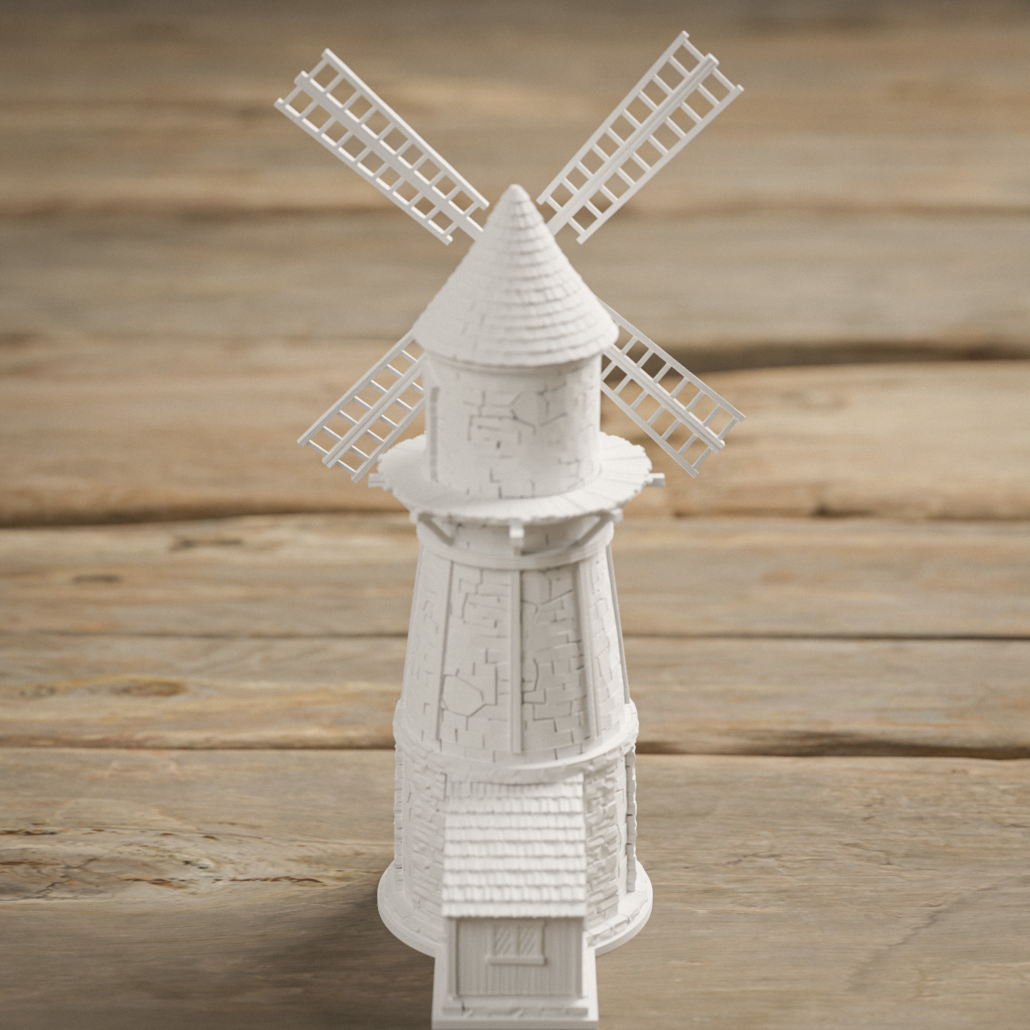 STYLIZED MEDIEVAL BUILDING PRINTABLE PACK 3D print model_48