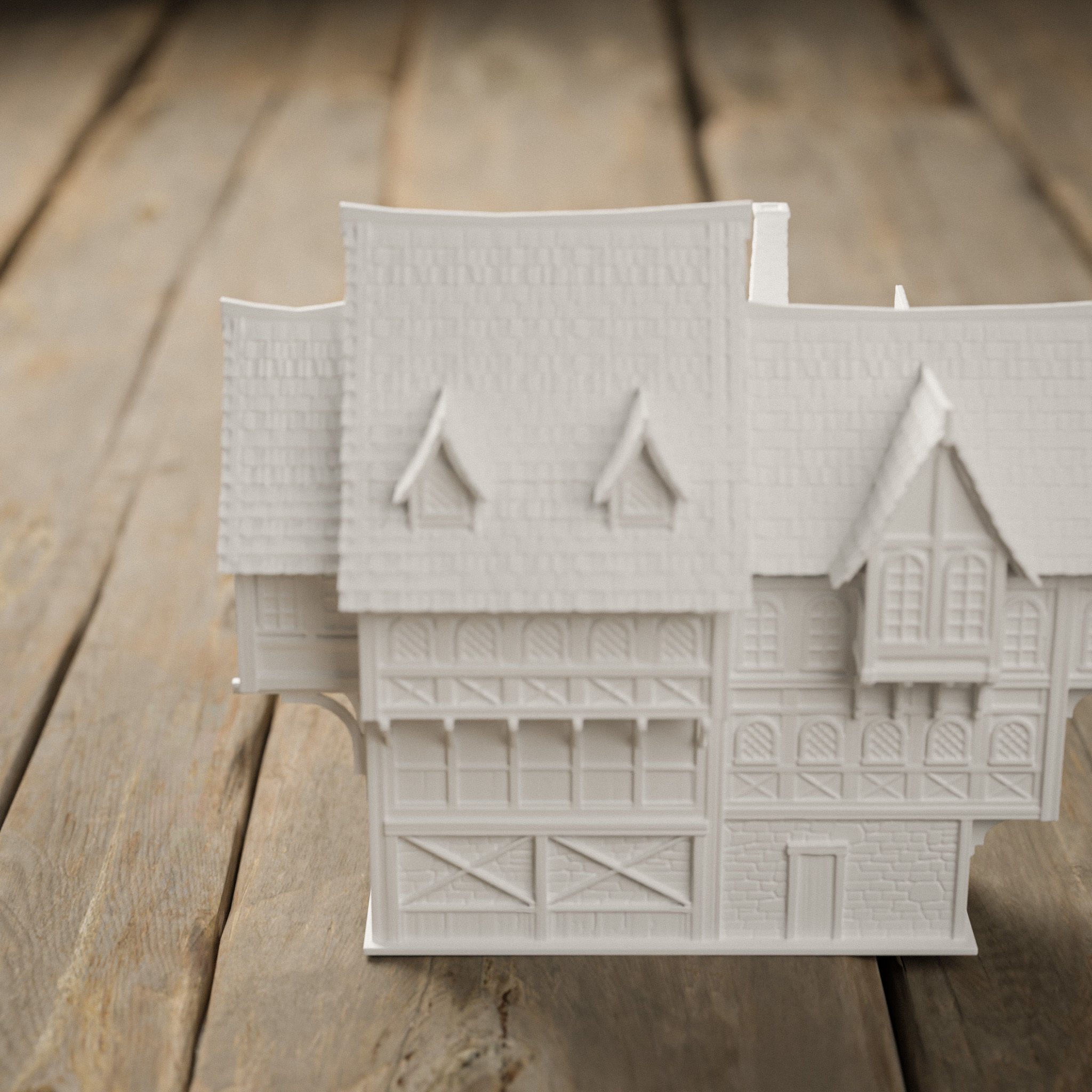STYLIZED MEDIEVAL BUILDING PRINTABLE PACK 3D print model_32