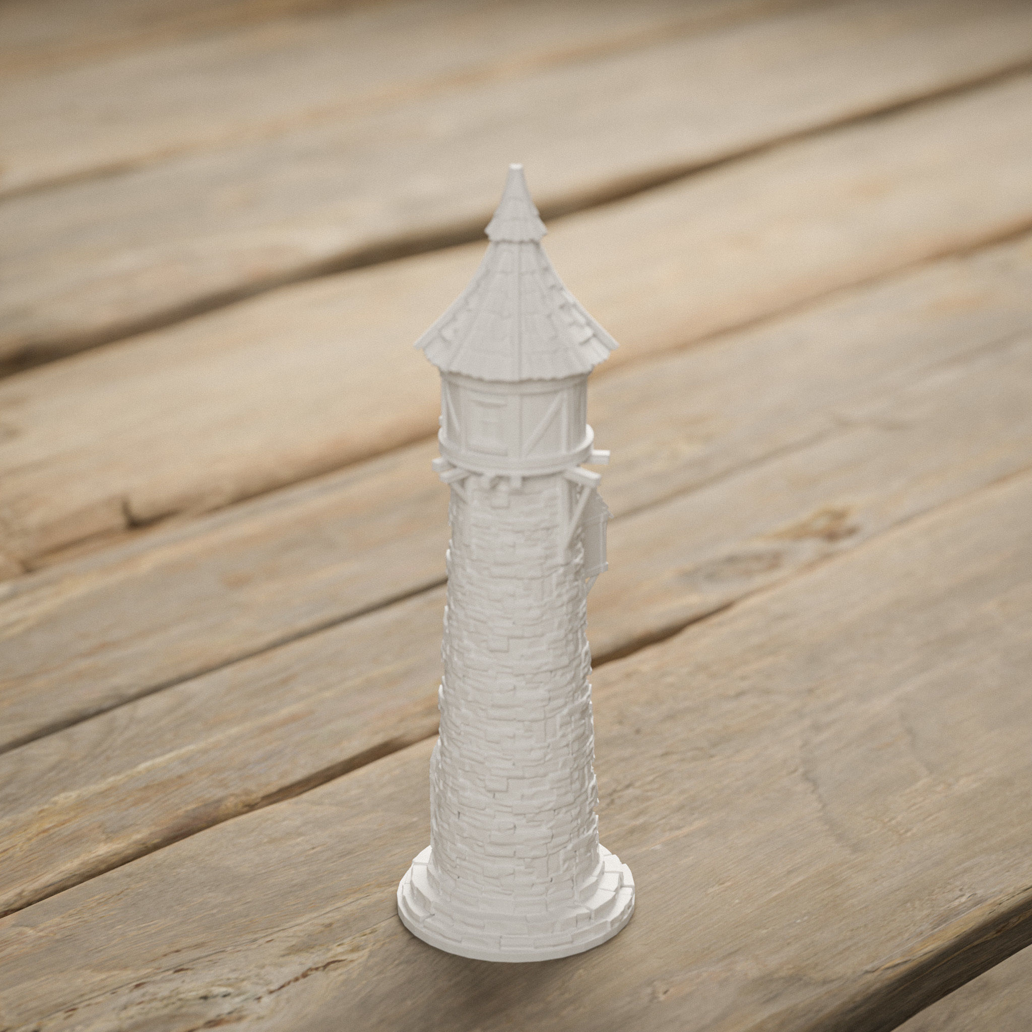 STYLIZED MEDIEVAL BUILDING PRINTABLE PACK 3D print model_40
