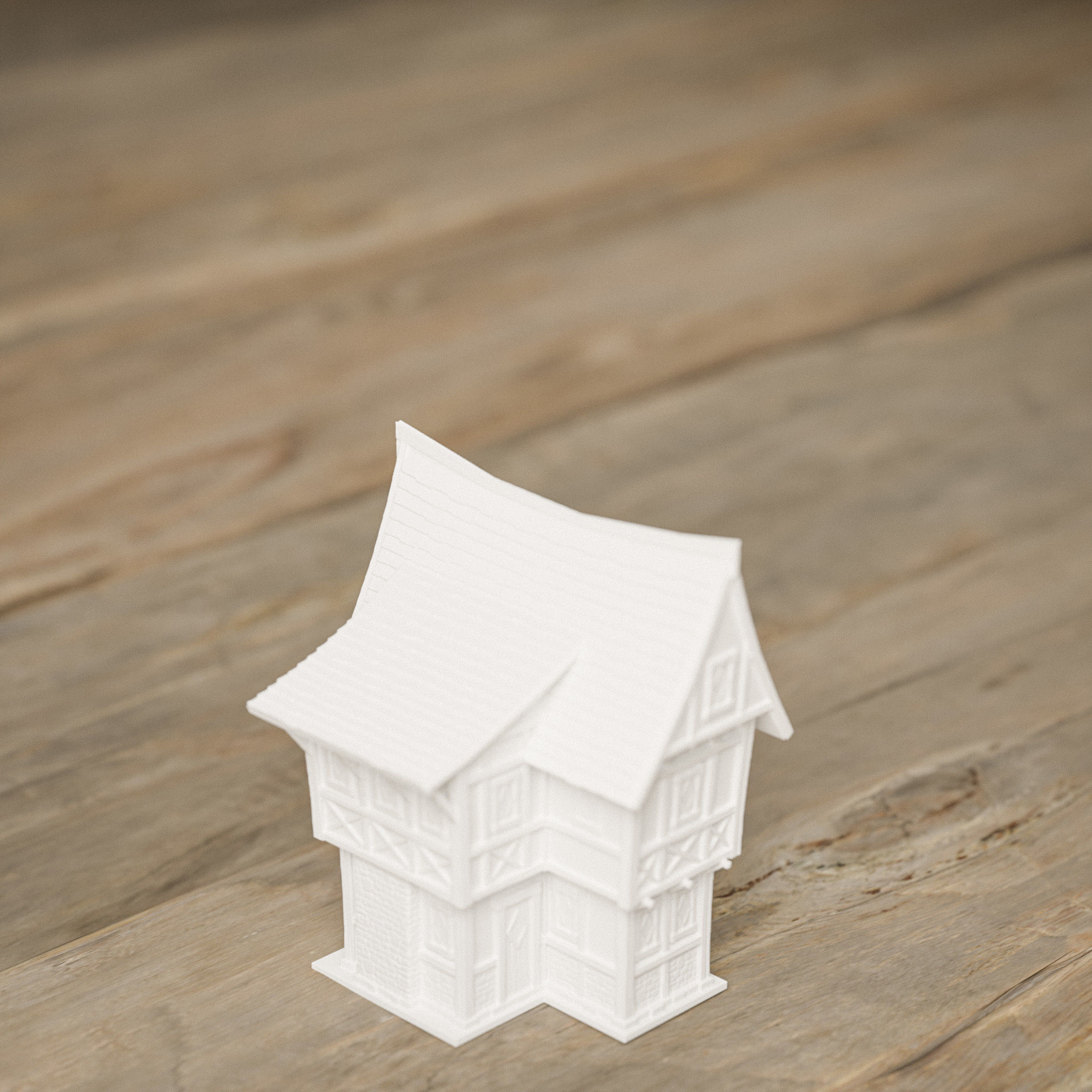 STYLIZED MEDIEVAL BUILDING PRINTABLE PACK 3D print model_9