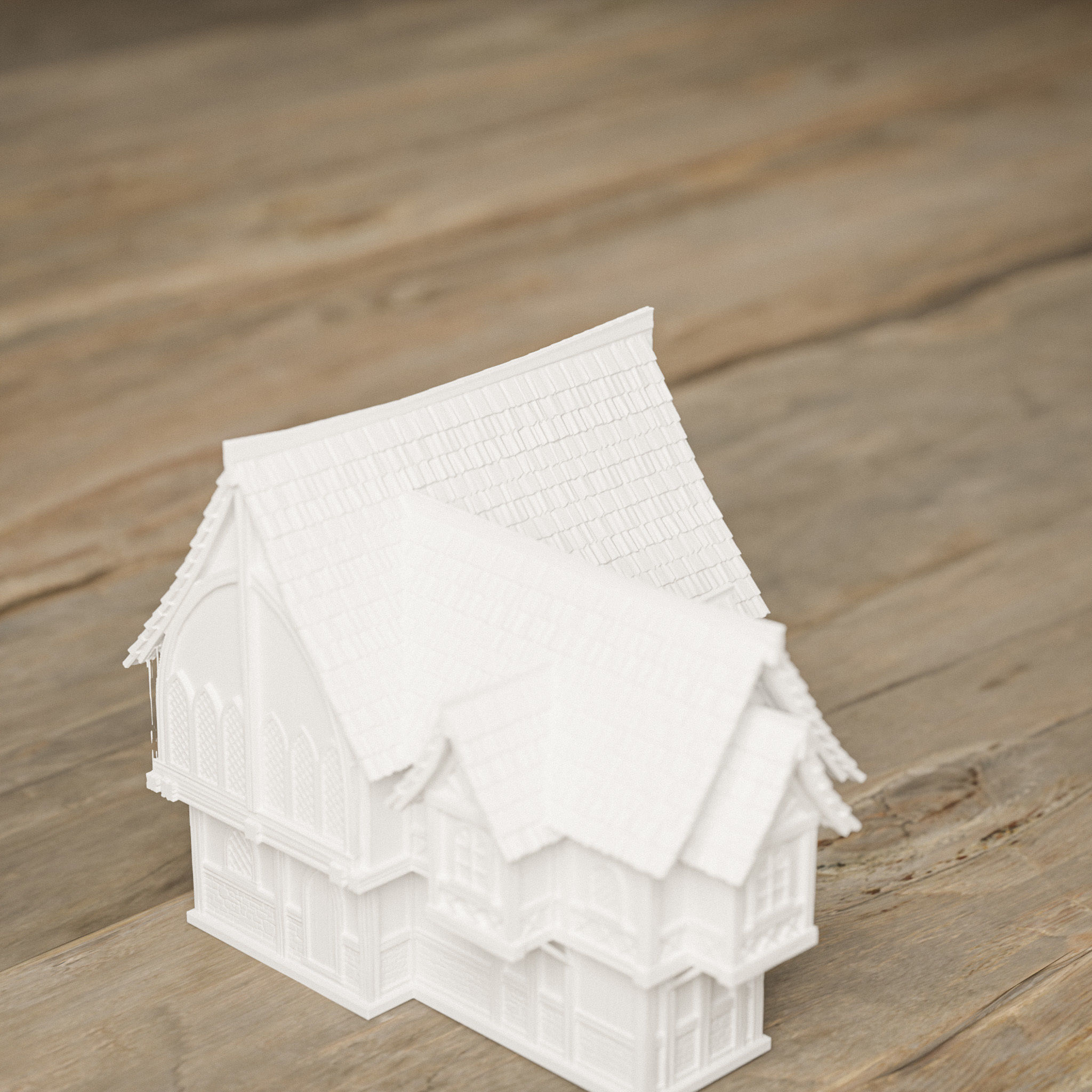 STYLIZED MEDIEVAL BUILDING PRINTABLE PACK 3D print model_58