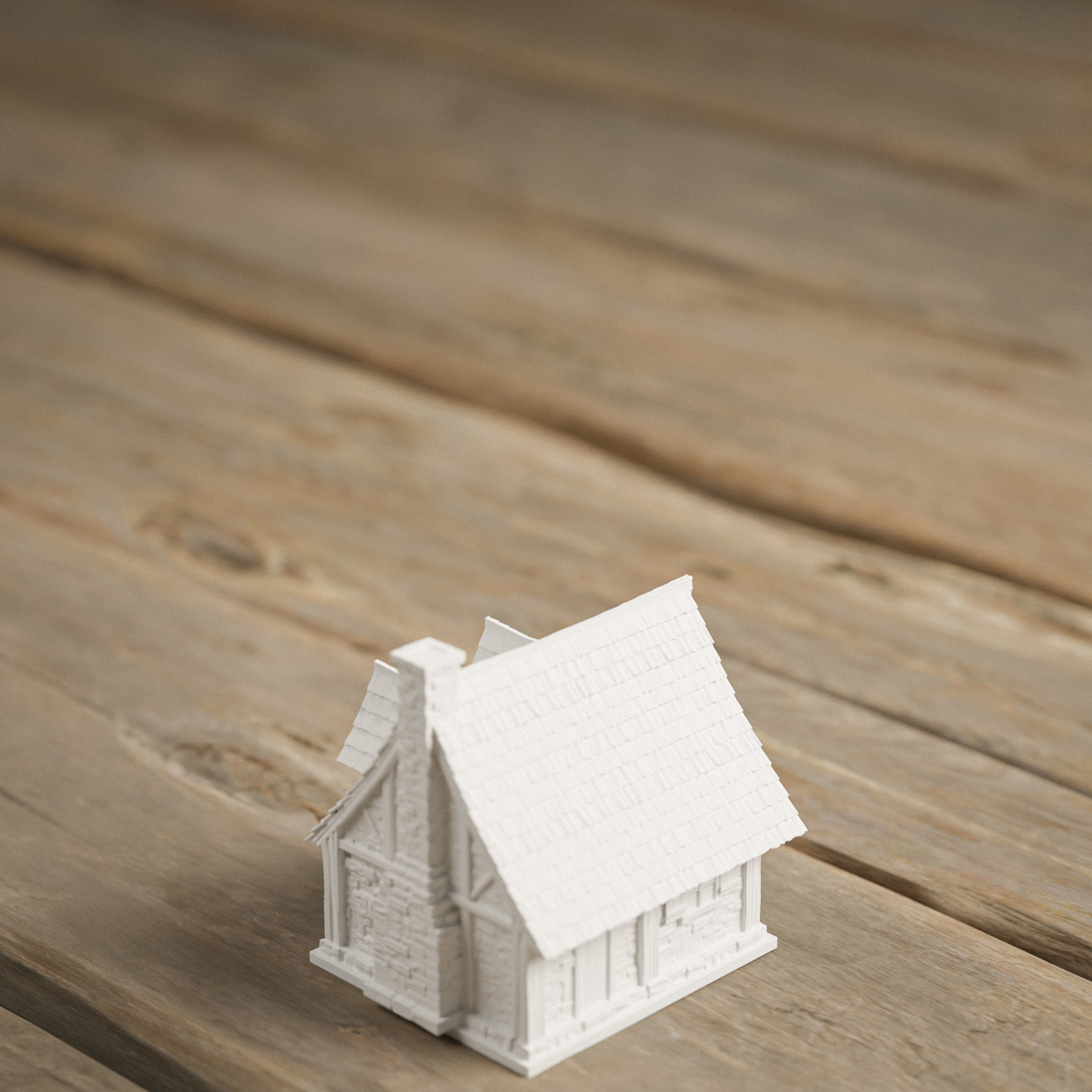 STYLIZED MEDIEVAL BUILDING PRINTABLE PACK 3D print model_21