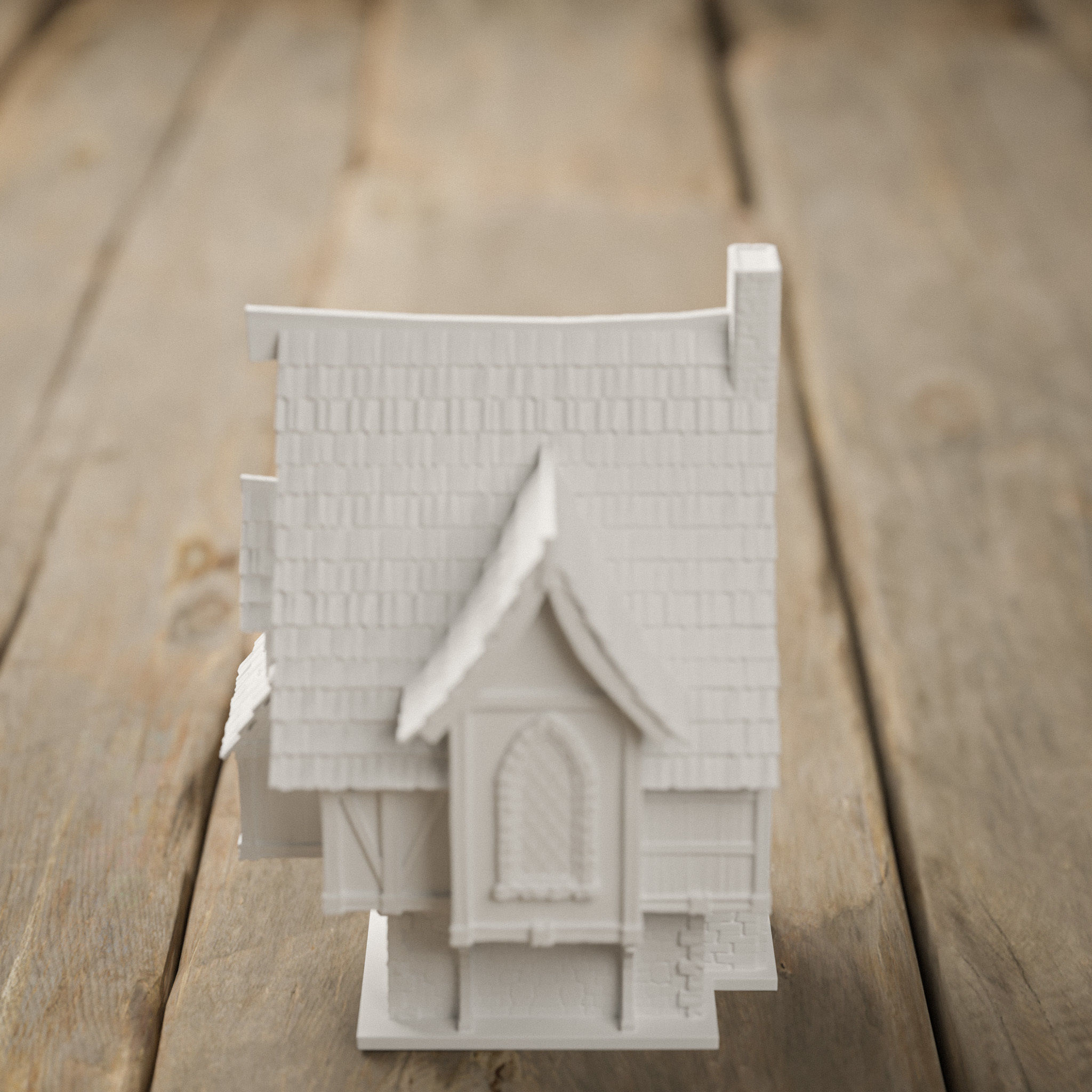 STYLIZED MEDIEVAL BUILDING PRINTABLE PACK 3D print model_11