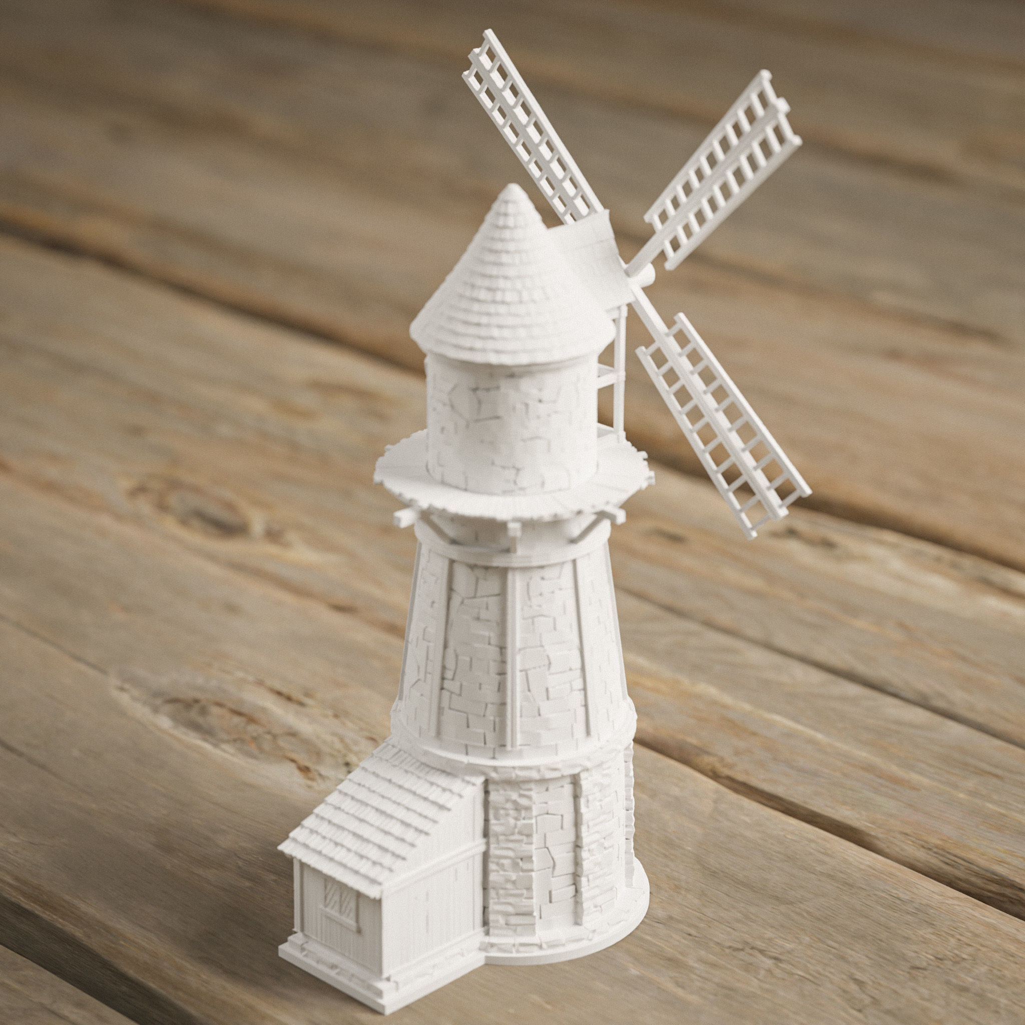 STYLIZED MEDIEVAL BUILDING PRINTABLE PACK 3D print model_49