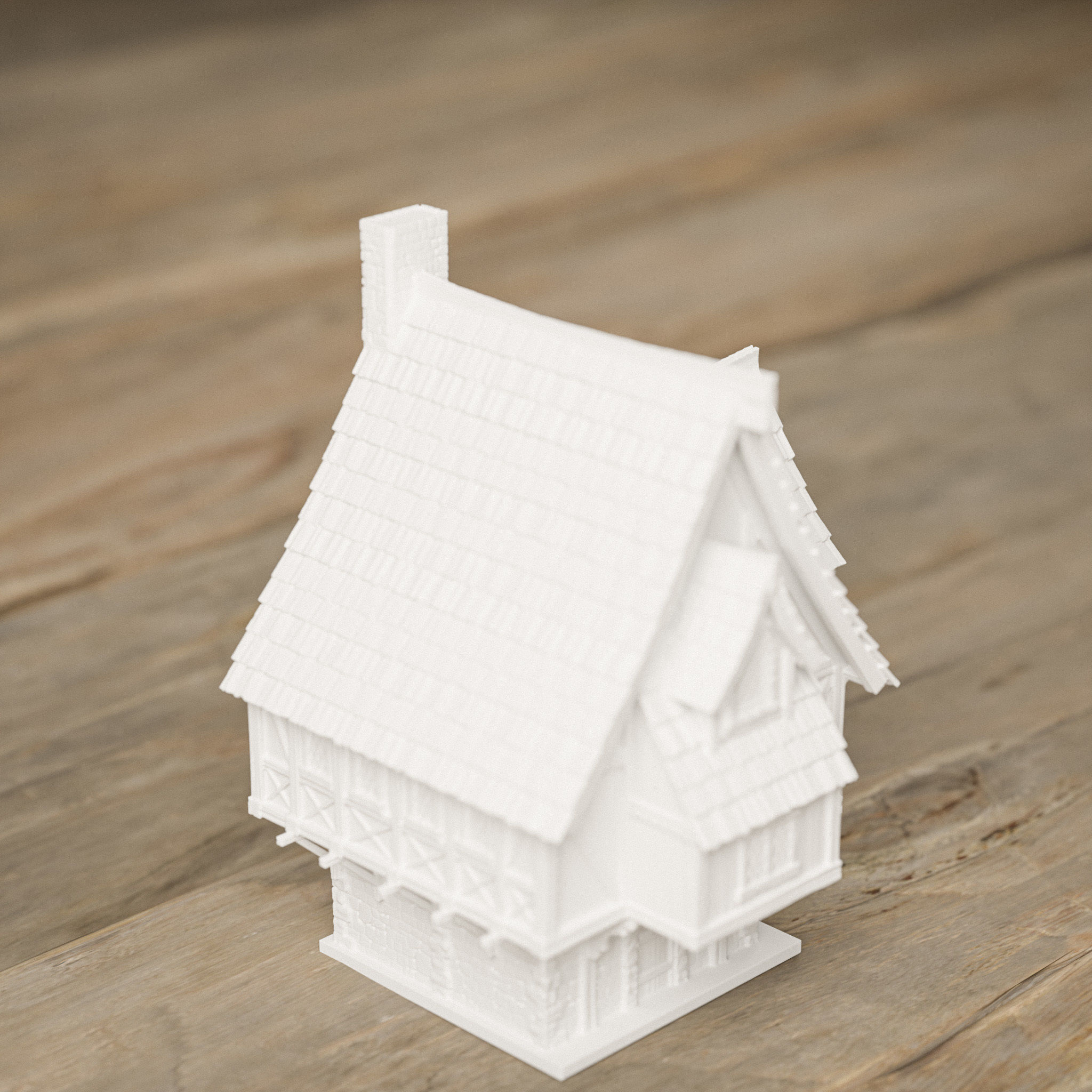 STYLIZED MEDIEVAL BUILDING PRINTABLE PACK 3D print model_16