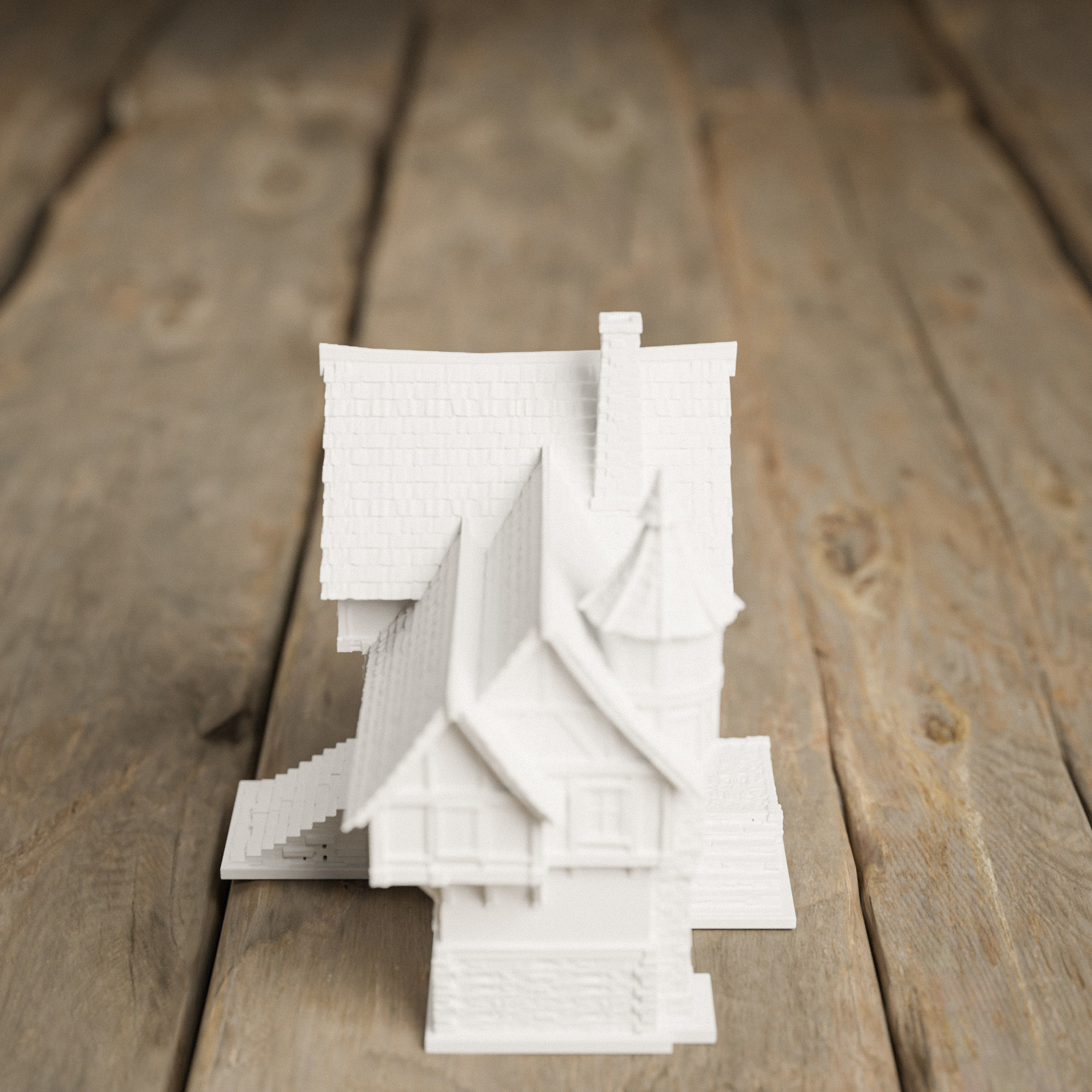 STYLIZED MEDIEVAL BUILDING PRINTABLE PACK 3D print model_29