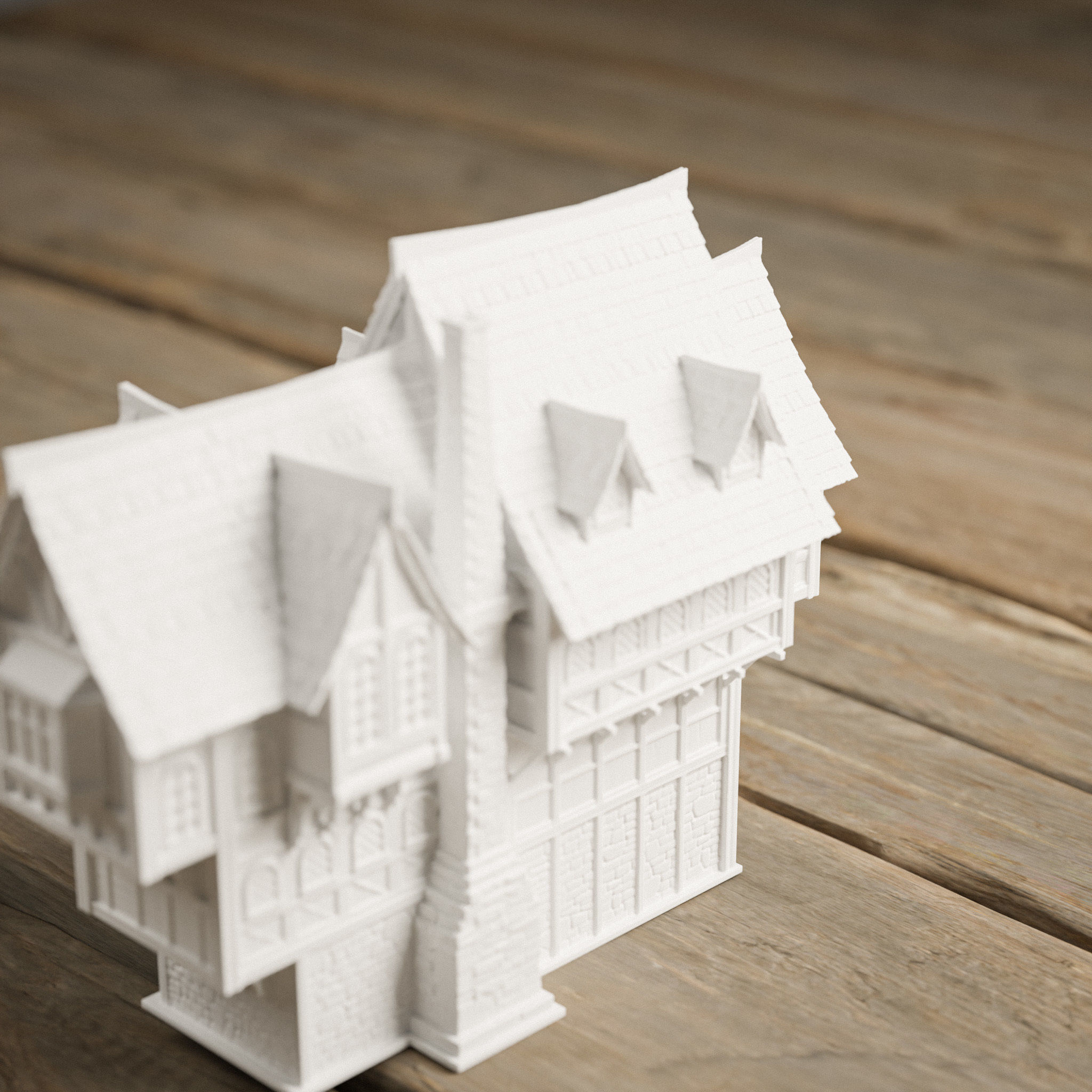 STYLIZED MEDIEVAL BUILDING PRINTABLE PACK 3D print model_35