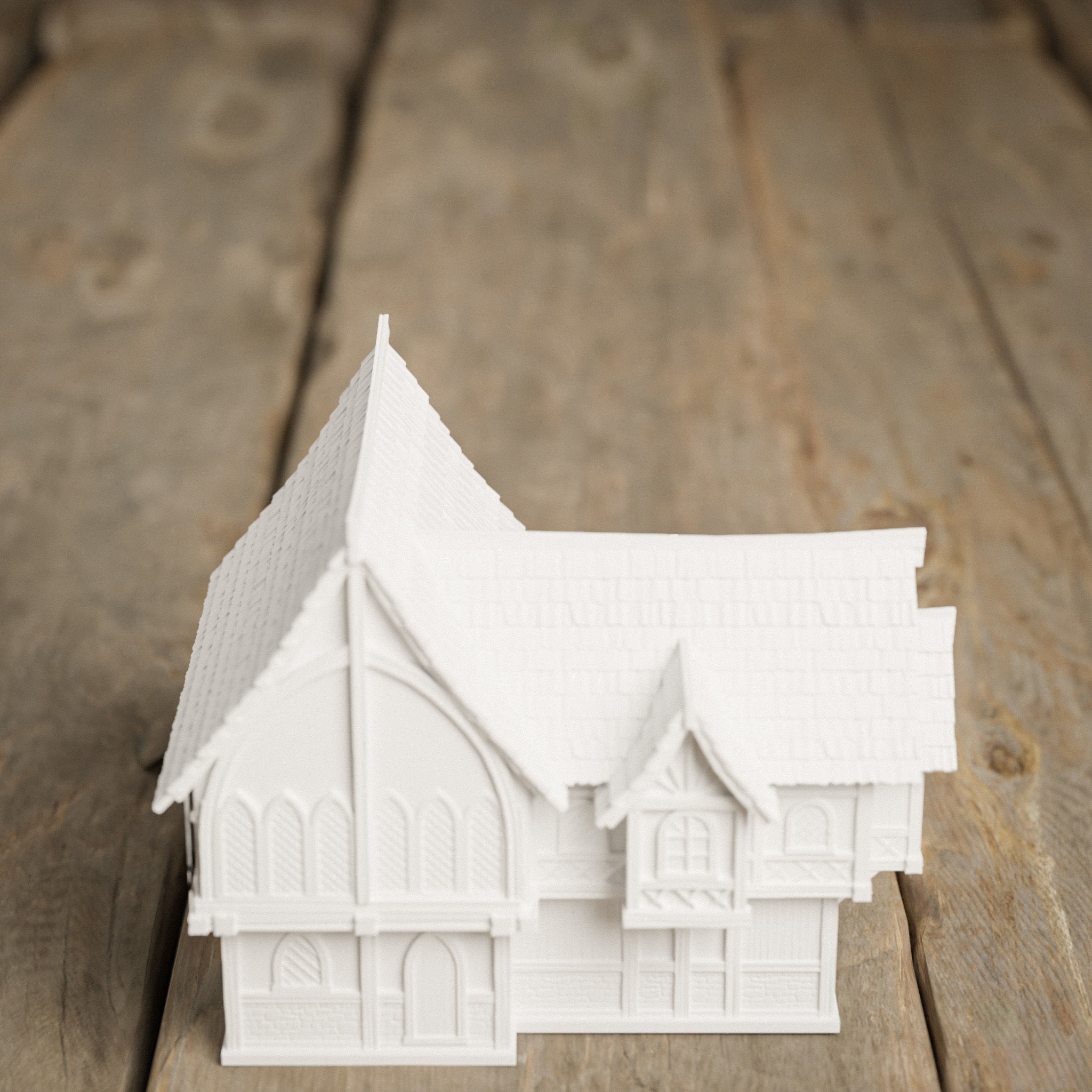 STYLIZED MEDIEVAL BUILDING PRINTABLE PACK 3D print model_57