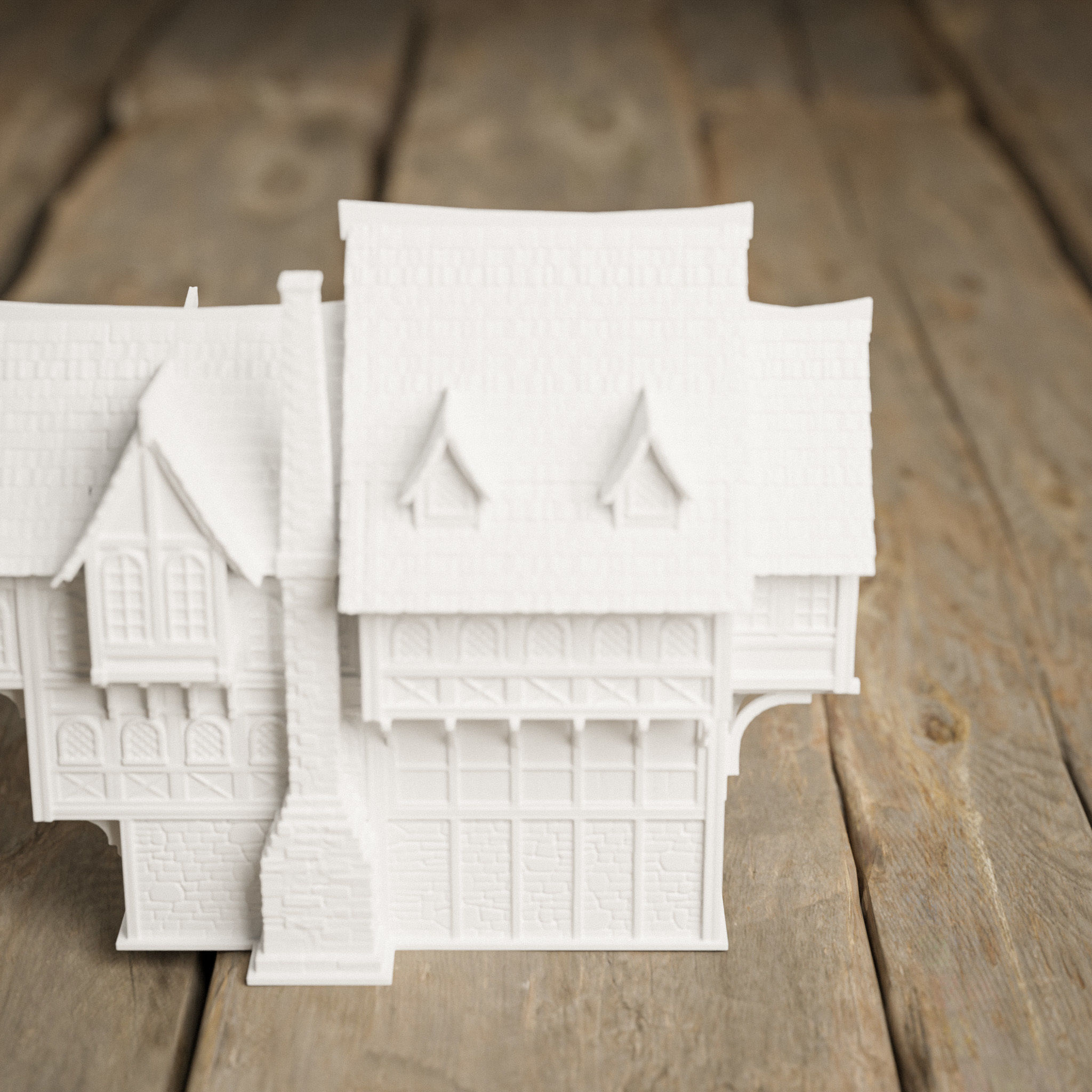 STYLIZED MEDIEVAL BUILDING PRINTABLE PACK 3D print model_36