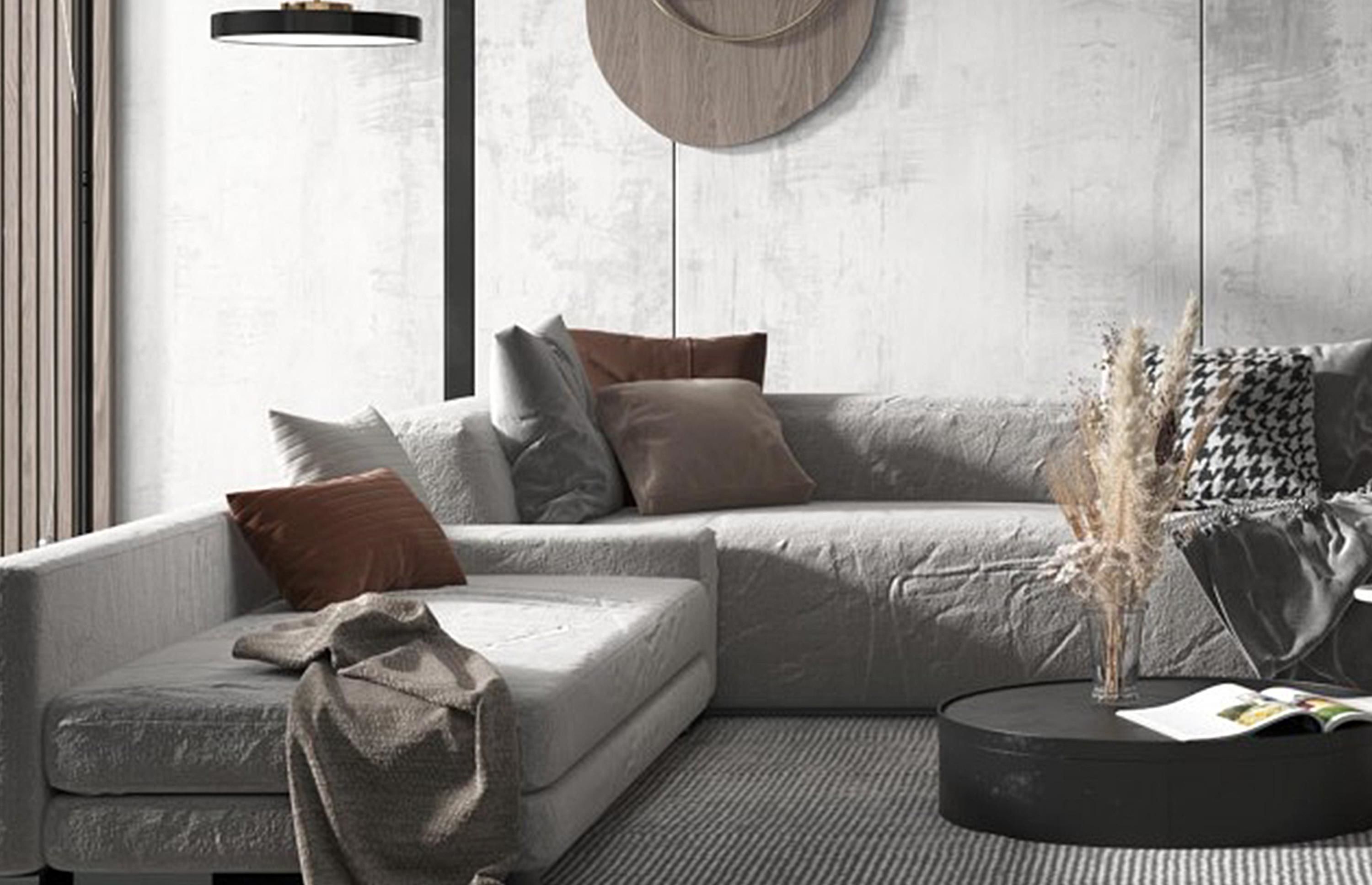 Room Style Modern Living Luxury 3D model_1