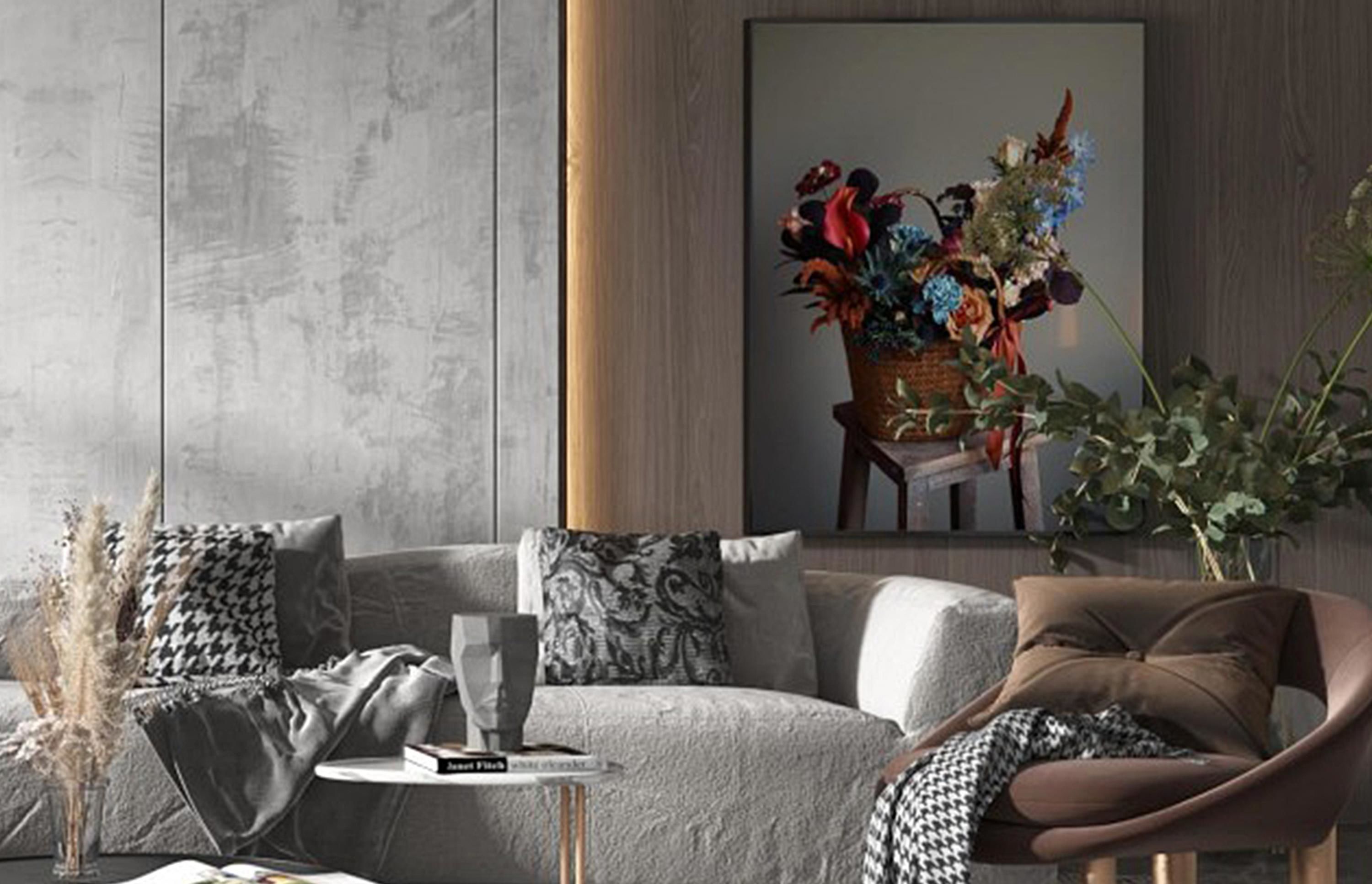 Room Style Modern Living Luxury 3D model_4