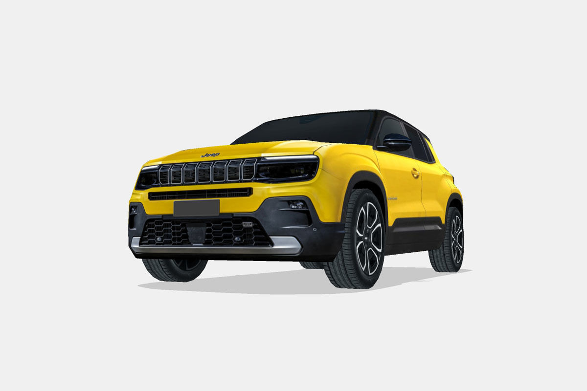 Jeep Avenger 2024 Low-poly 3D model_4