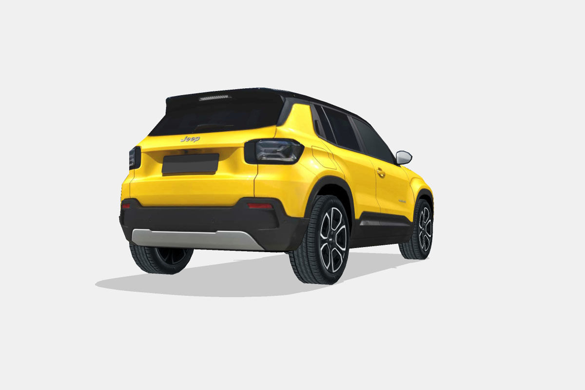 Jeep Avenger 2024 Low-poly 3D model_11