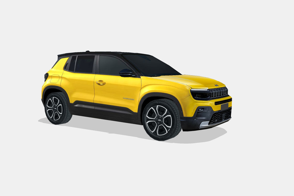 Jeep Avenger 2024 Low-poly 3D model_15