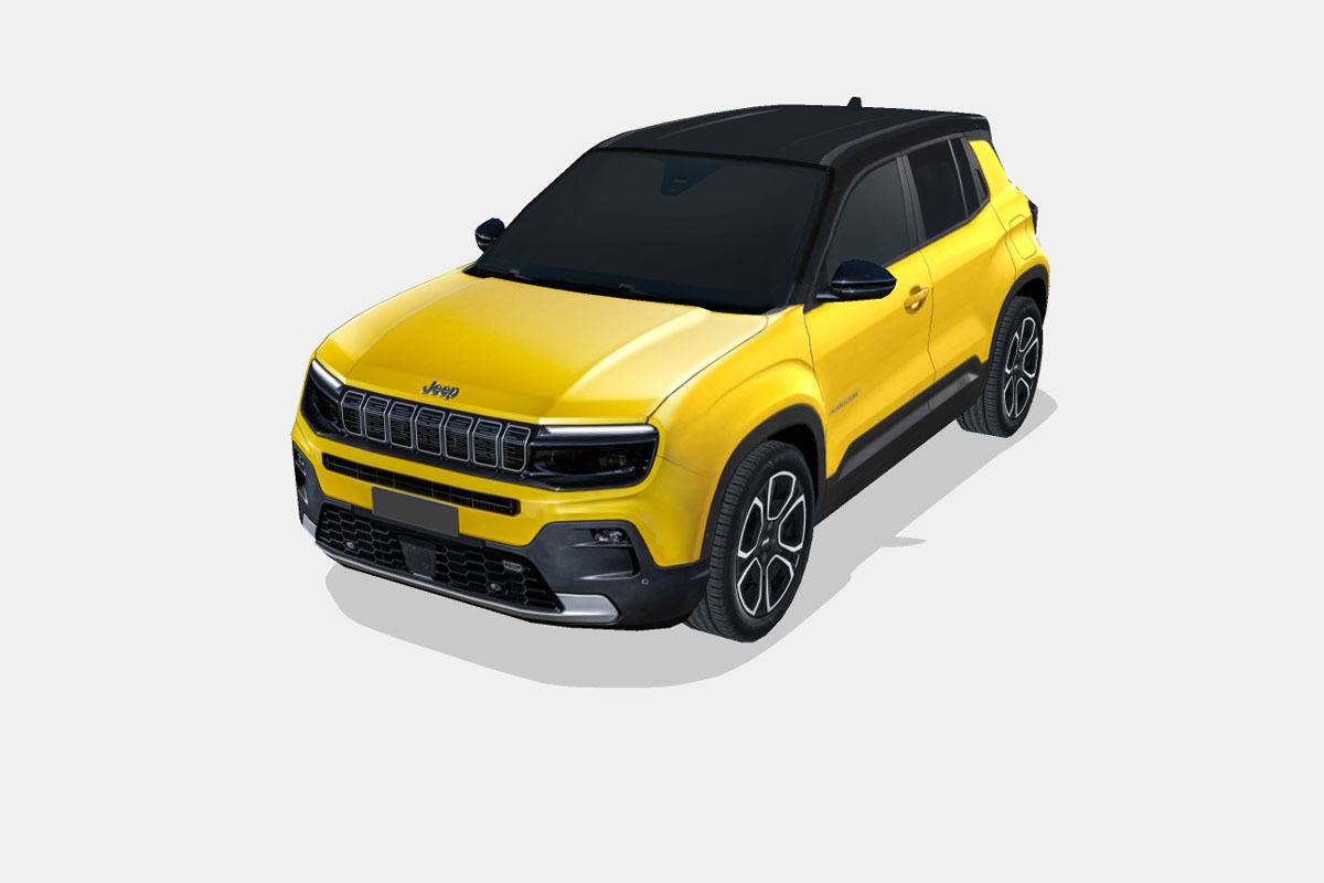 Jeep Avenger 2024 Low-poly 3D model_5
