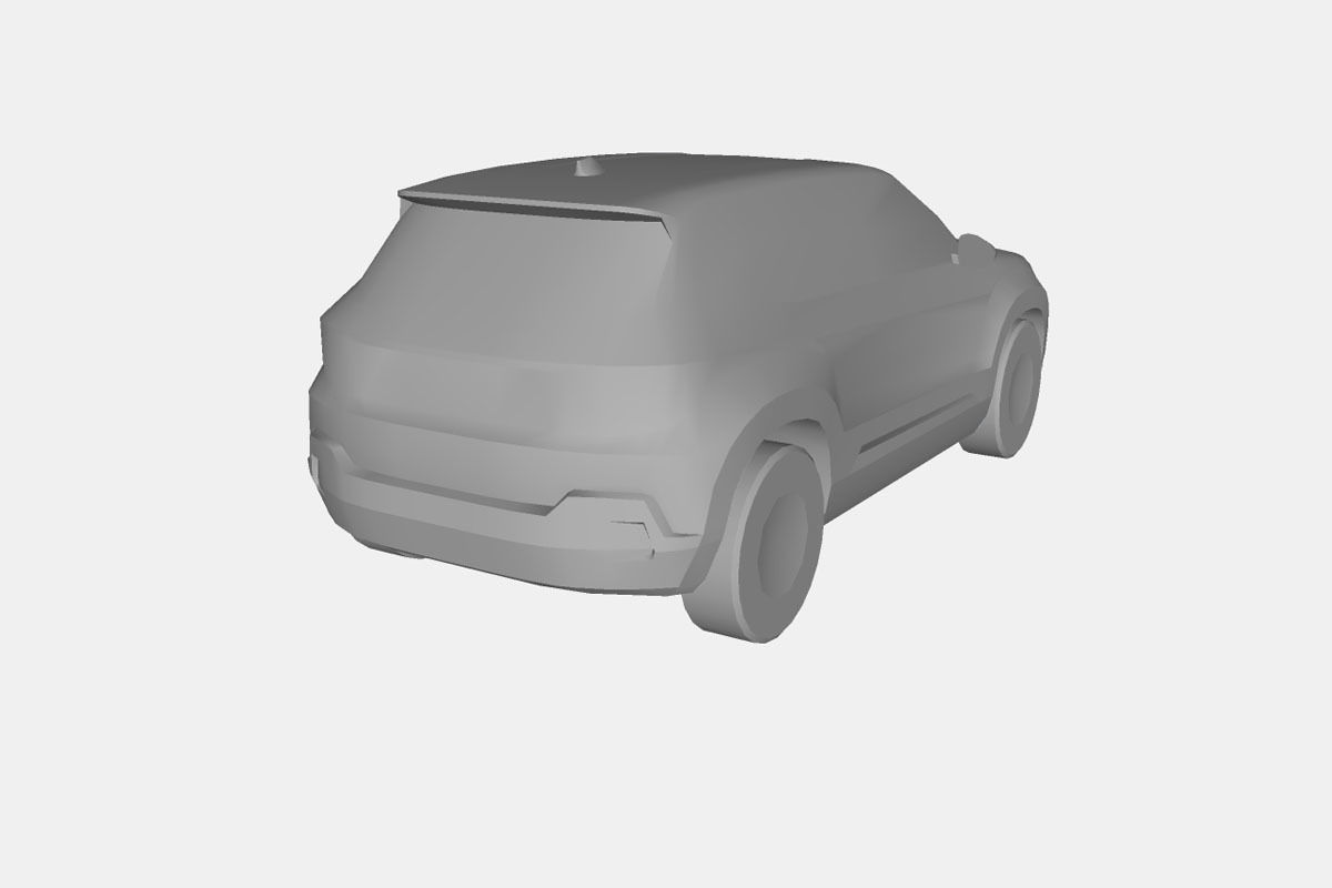Jeep Avenger 2024 Low-poly 3D model_21