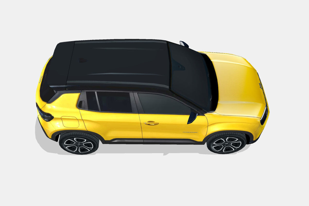 Jeep Avenger 2024 Low-poly 3D model_13