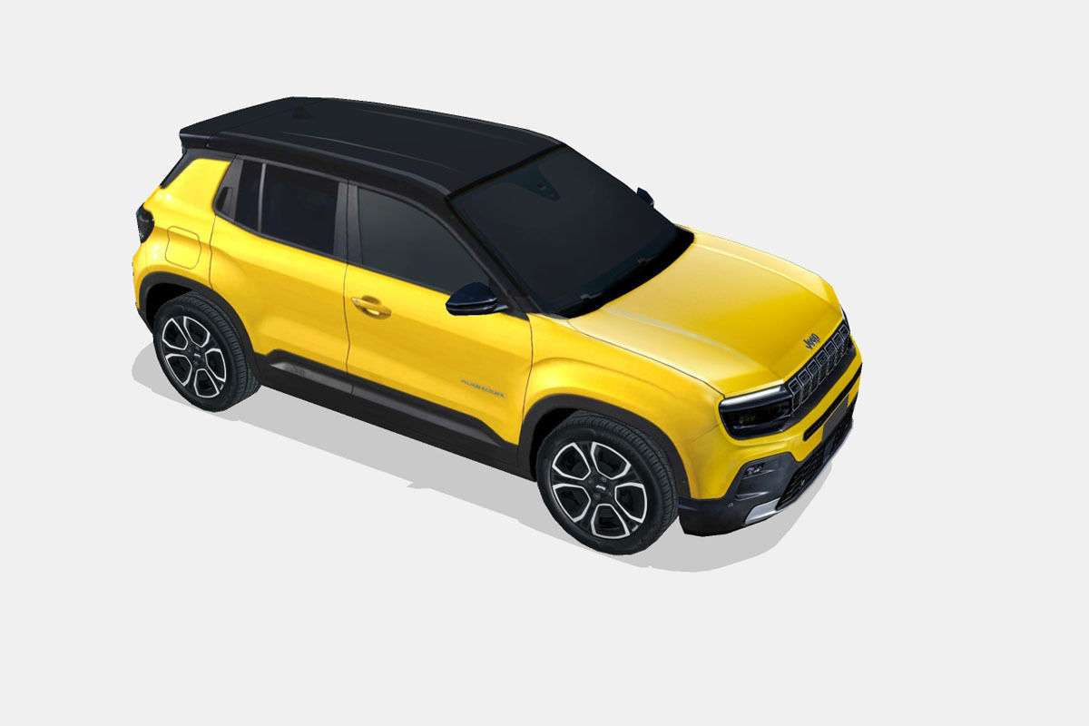 Jeep Avenger 2024 Low-poly 3D model_14