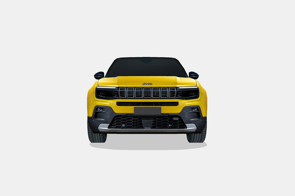 Jeep Avenger 2024 Low-poly 3D model_3