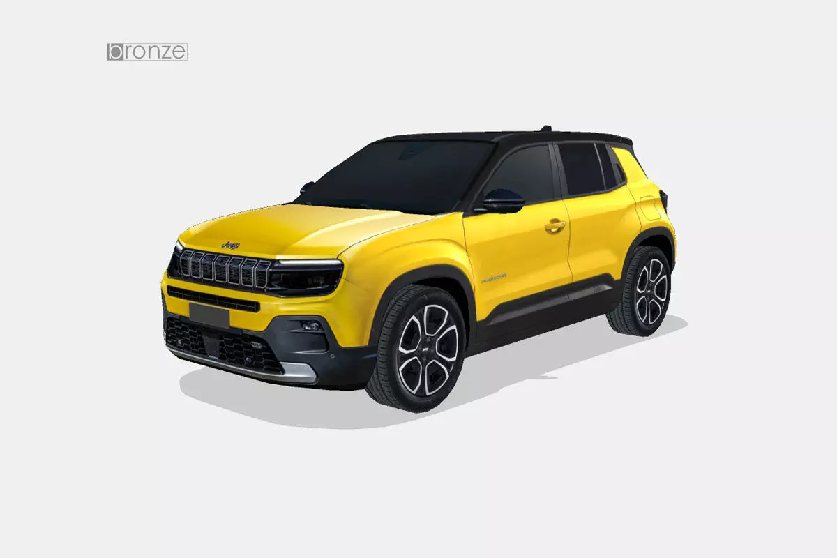 Jeep Avenger 2024 Low-poly 3D model_0