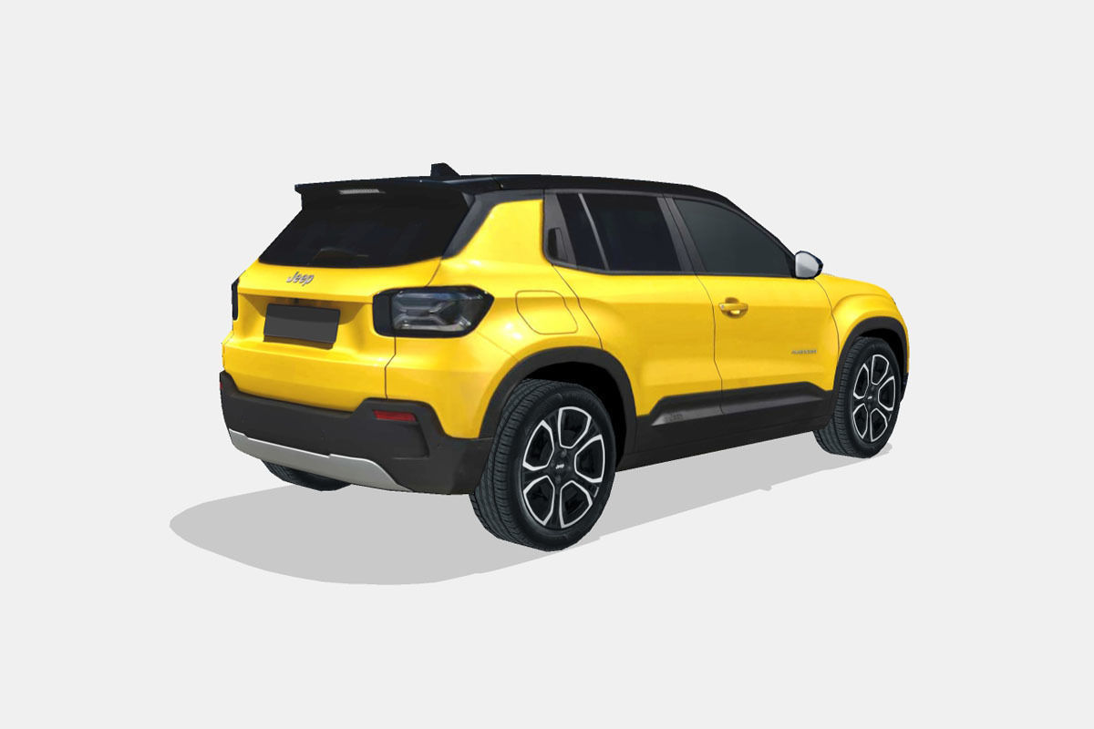 Jeep Avenger 2024 Low-poly 3D model_2