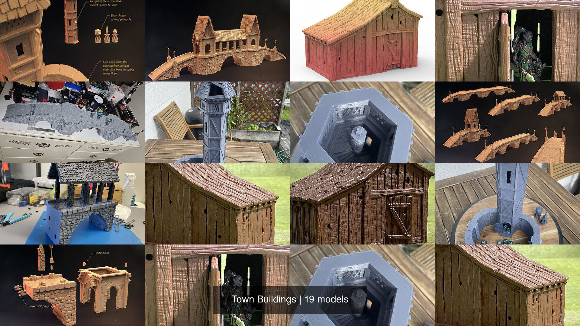 Town Buildings 3D Model Collection_6