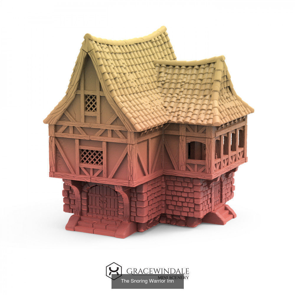 Town Buildings 3D Model Collection_16