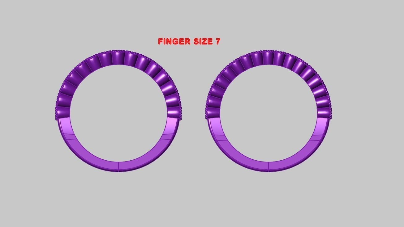 STACKABLE BEAD BANDS - 2 SIZES 3D print model_7