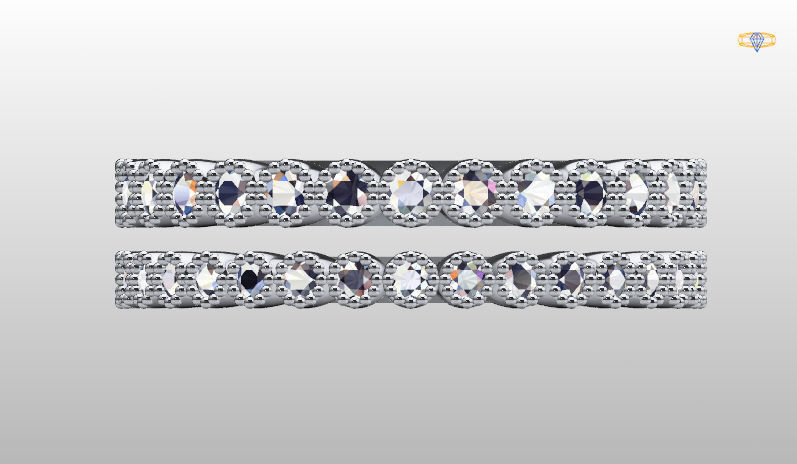 STACKABLE BEAD BANDS - 2 SIZES 3D print model_3