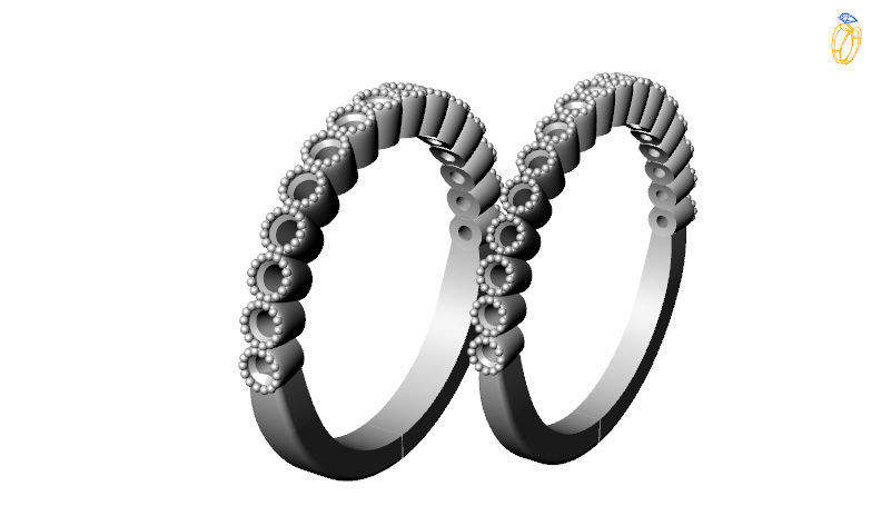 STACKABLE BEAD BANDS - 2 SIZES 3D print model_5