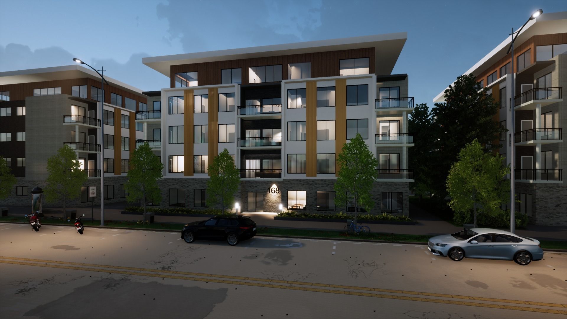 Low-Rise Condominium Revit and Twinmotion 3D model_4