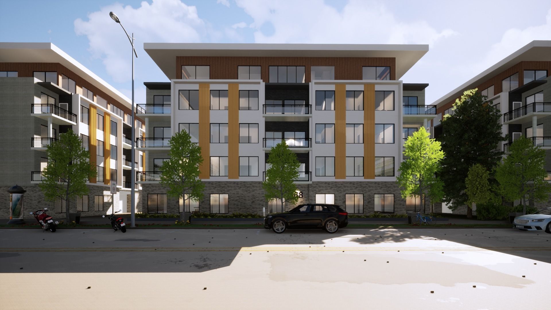 Low-Rise Condominium Revit and Twinmotion 3D model_3