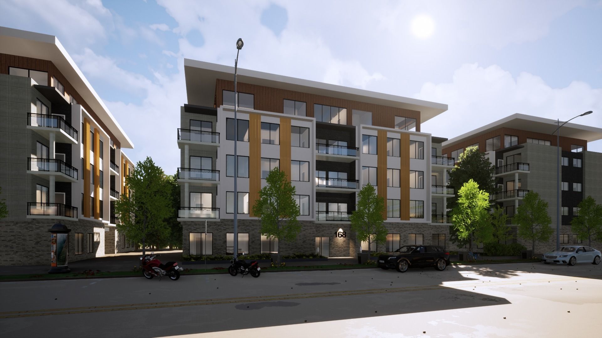 Low-Rise Condominium Revit and Twinmotion 3D model_5