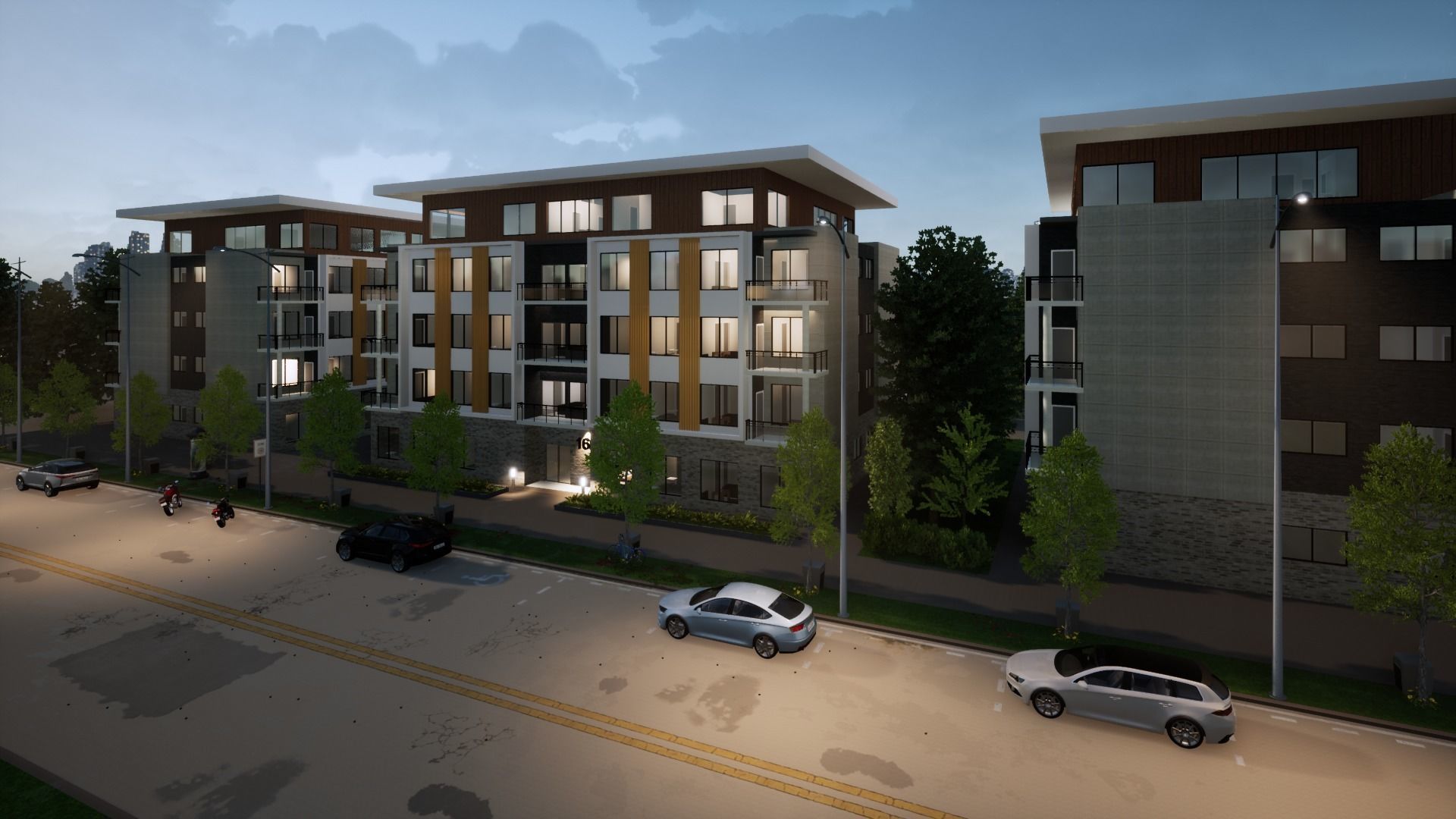 Low-Rise Condominium Revit and Twinmotion 3D model_6