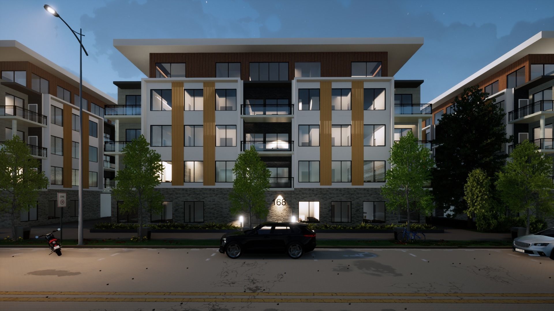 Low-Rise Condominium Revit and Twinmotion 3D model_8
