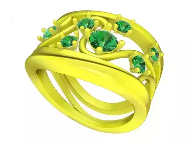 7073 non traditional diamond fashion ring for women