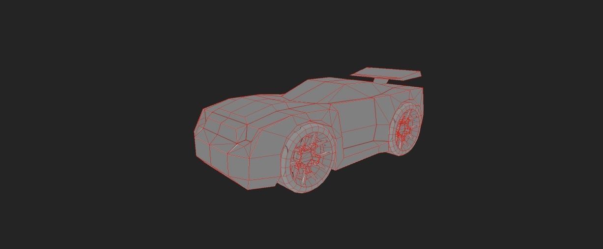 LIGHTENING CAR Low-poly 3D model_21