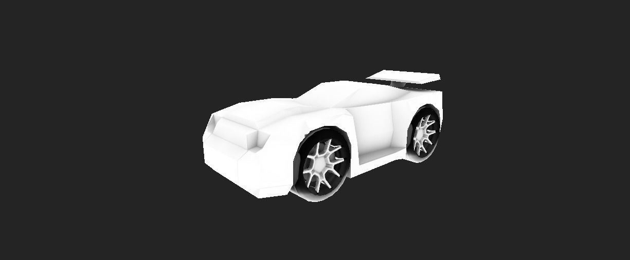 LIGHTENING CAR Low-poly 3D model_17
