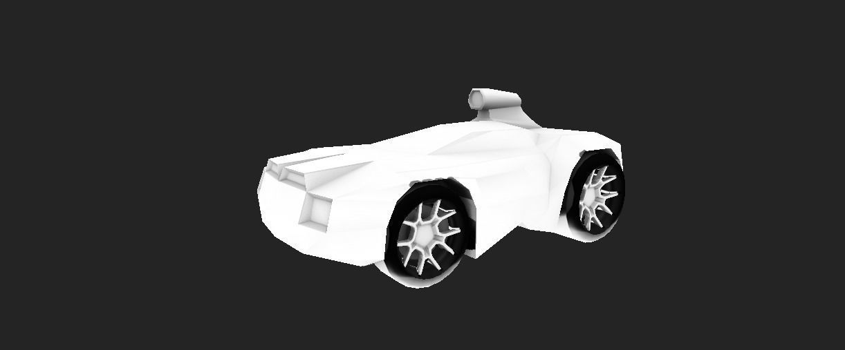 SALAMANDER CAR Low-poly 3D model_7