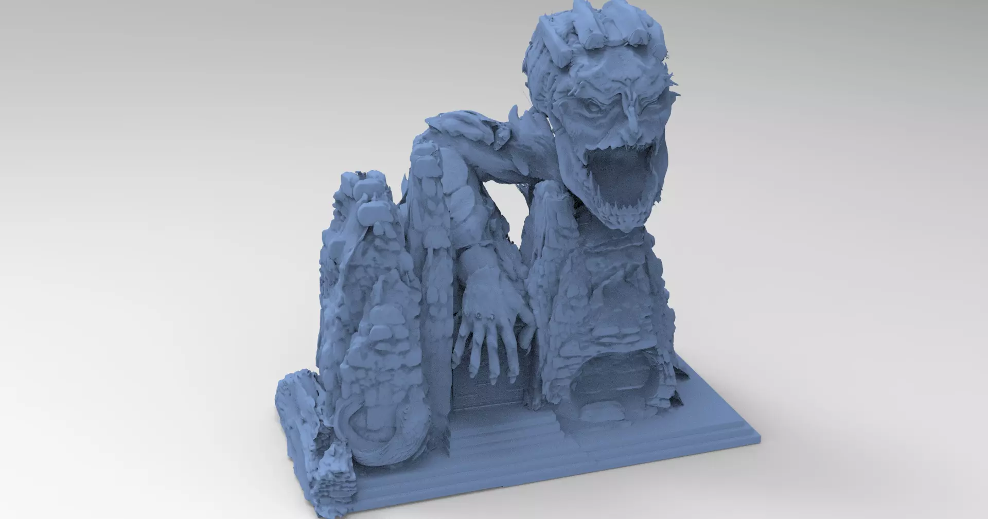 Ghost castle 1 sculpture 3D model