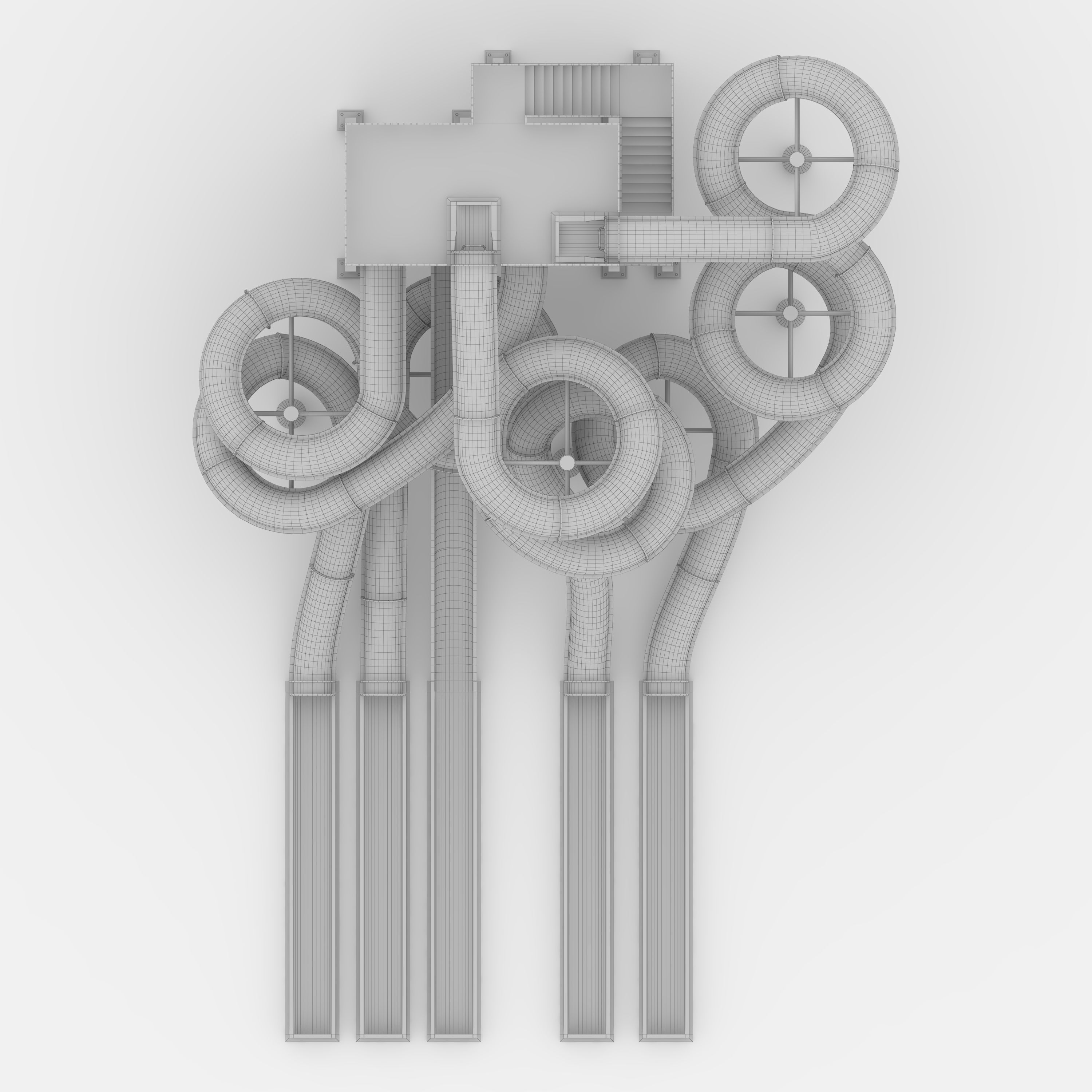 Waterpark Slide 4 3D model_45