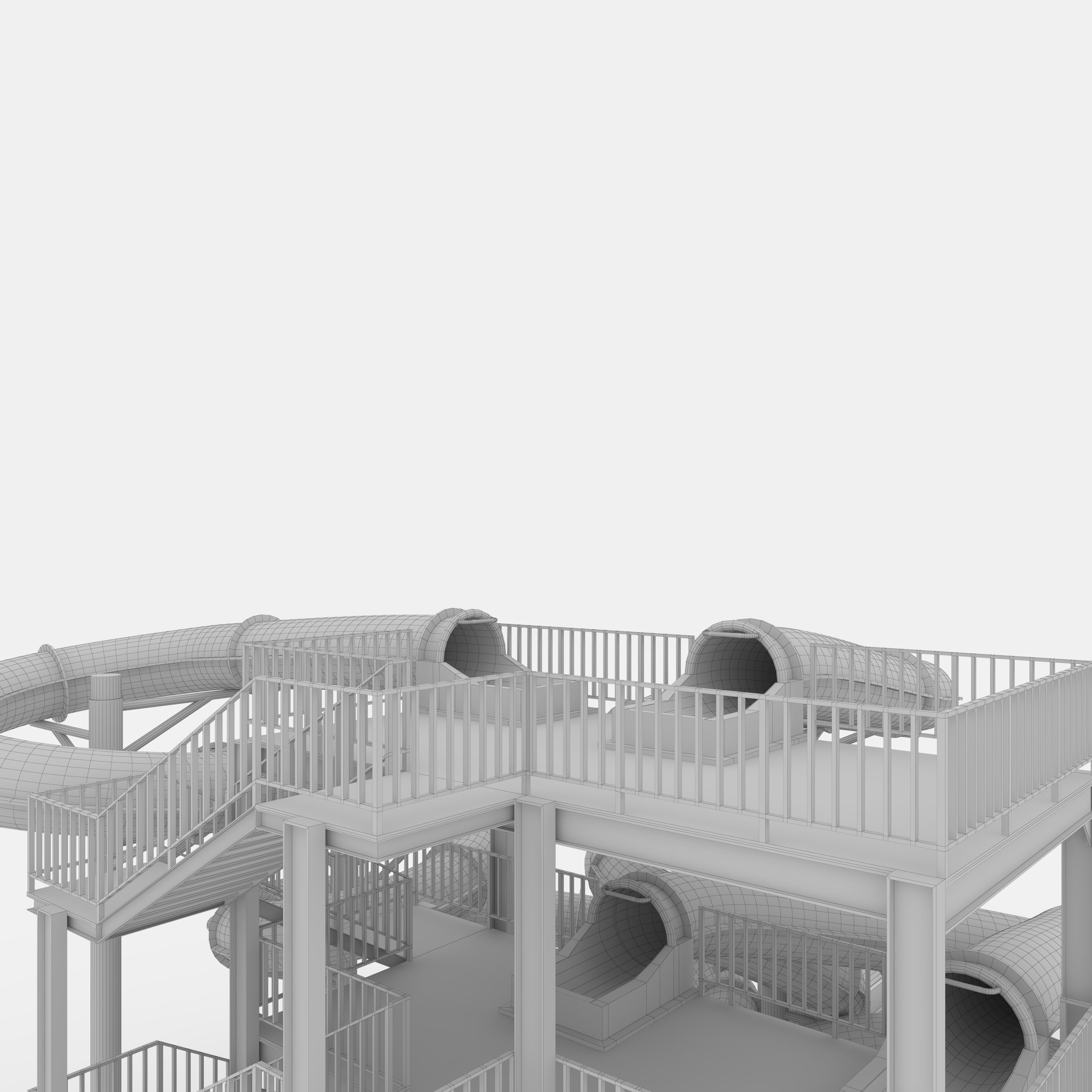 Waterpark Slide 4 3D model_41